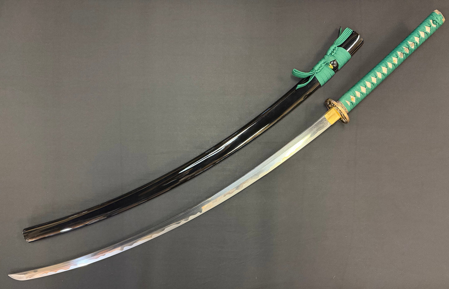 Legacy Blades Nodachi - Jade Crescent Folded Steel