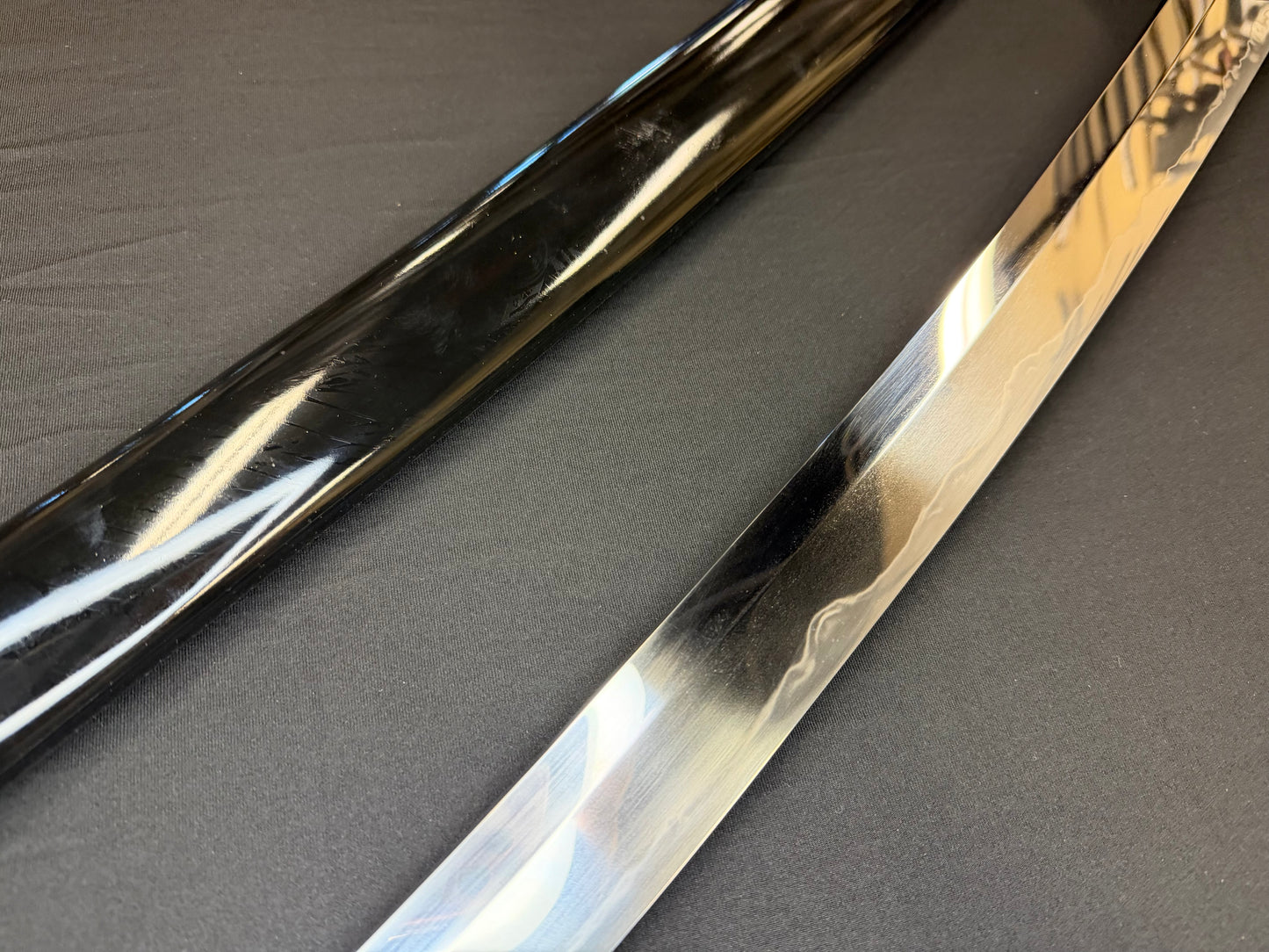 TESTED Custom Heavy Cutting Katana - Mounted by Bloodline Customs T10 Okissaki