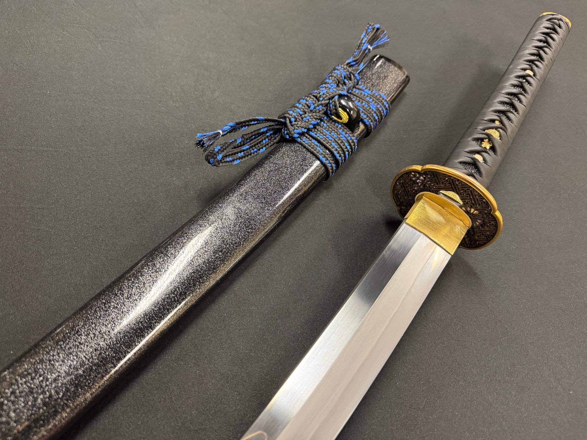 Cloudhammer Titan Series O-Katana - Golden Lattice SX105v 84 cm Blade 40 mm Wide