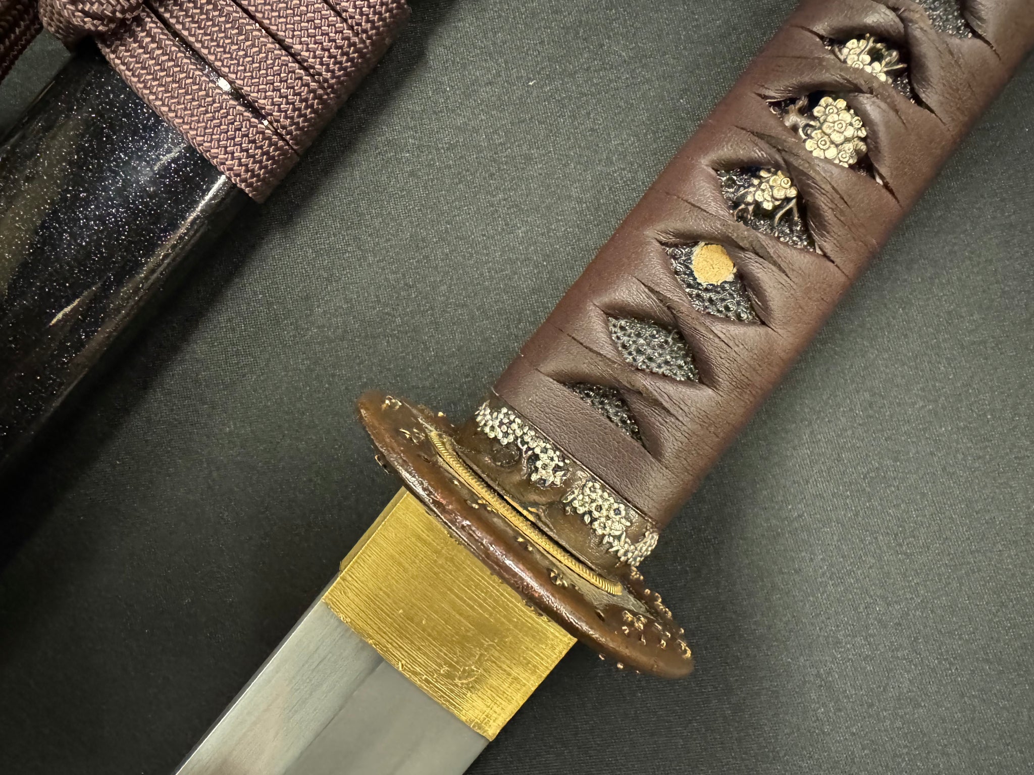 QC ISSUE USED Cloudhammer Titan Series O-Katana - Terran Silver SX105v 84 cm Blade 40 mm Wide