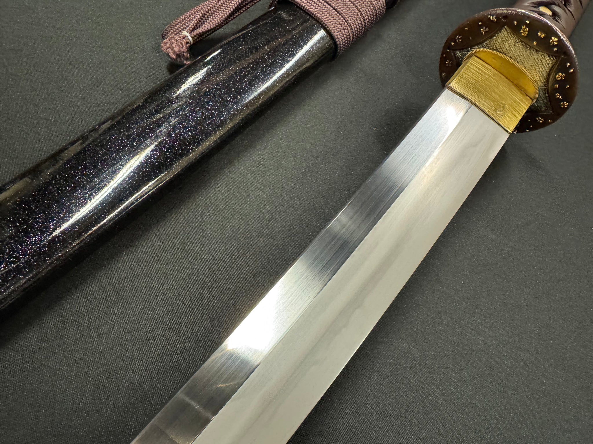 QC ISSUE USED Cloudhammer Titan Series O-Katana - Terran Silver SX105v 84 cm Blade 40 mm Wide