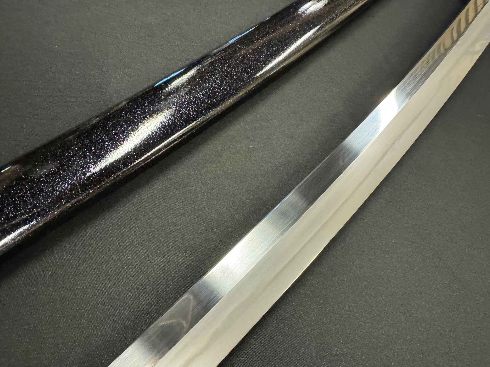 QC ISSUE USED Cloudhammer Titan Series O-Katana - Terran Silver SX105v 84 cm Blade 40 mm Wide