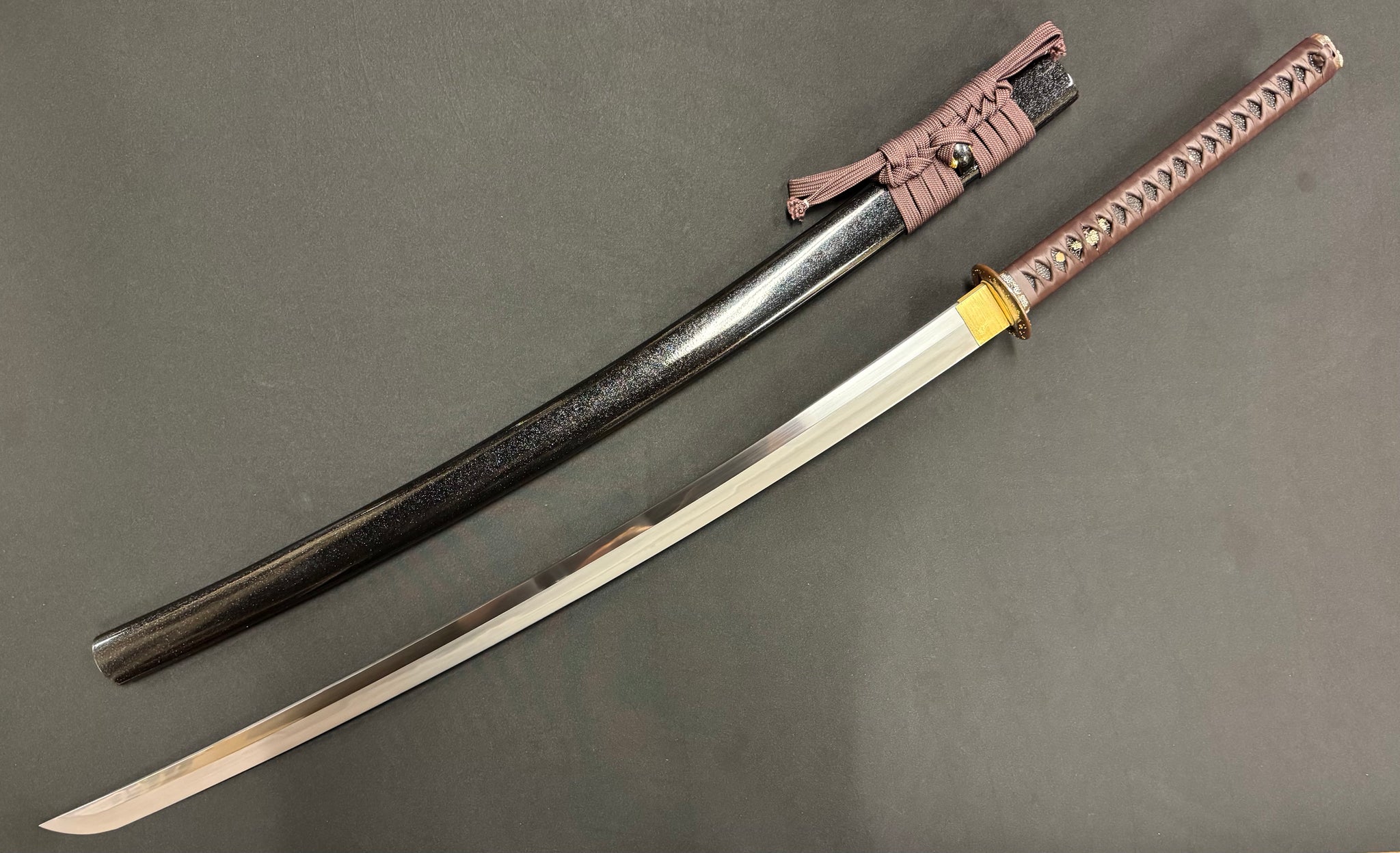 QC ISSUE USED Cloudhammer Titan Series O-Katana - Terran Silver SX105v 84 cm Blade 40 mm Wide