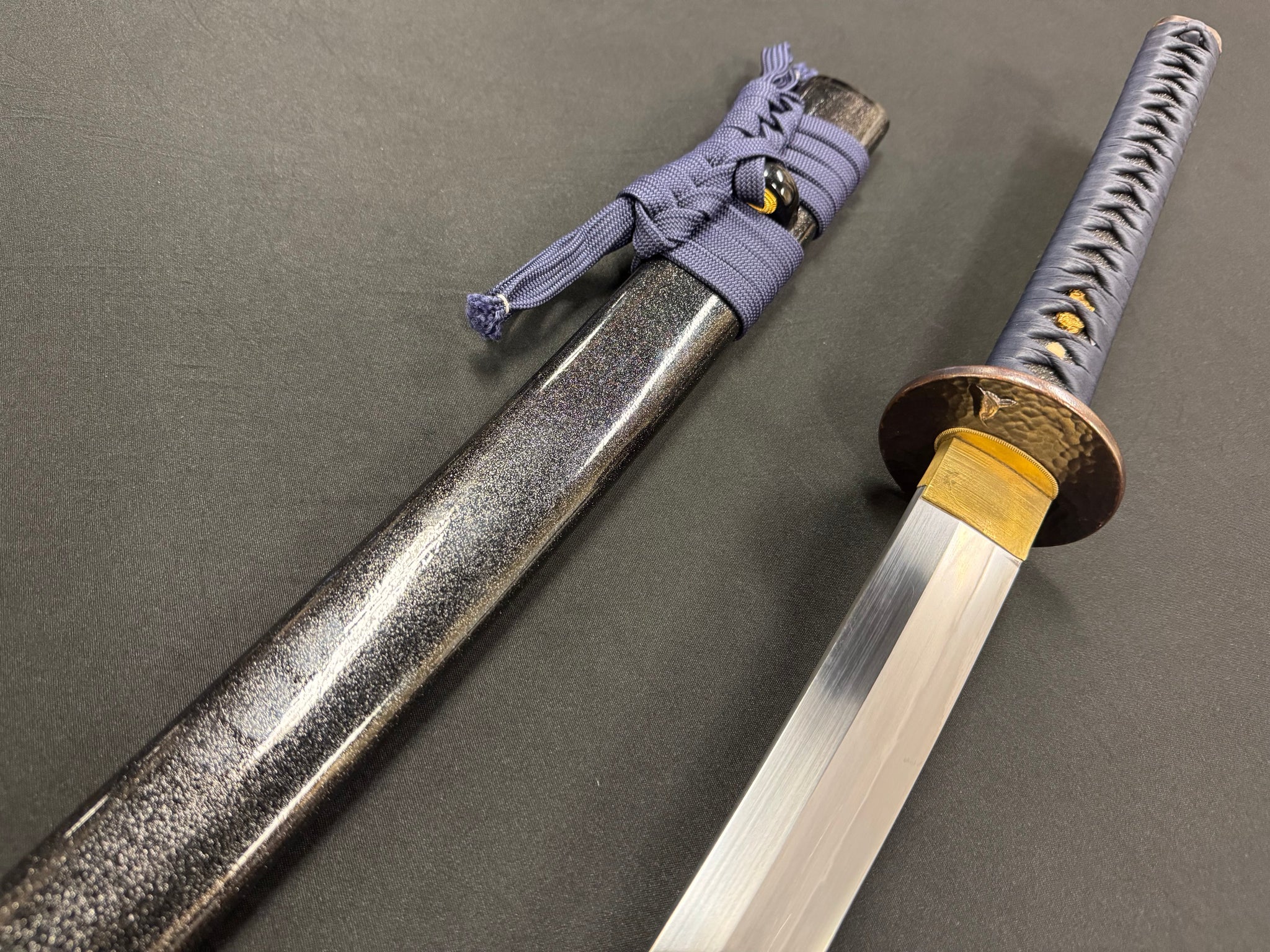 Cloudhammer Titan Series O-Katana - Hammered Turtle SX105v 84 cm Blade 40 mm Wide