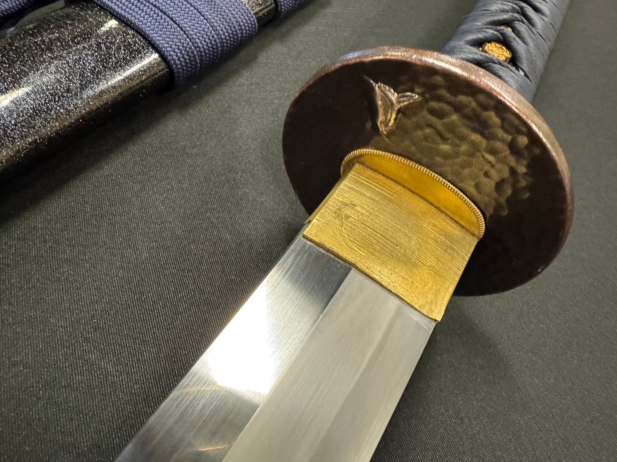 Cloudhammer Titan Series O-Katana - Hammered Turtle SX105v 84 cm Blade 40 mm Wide