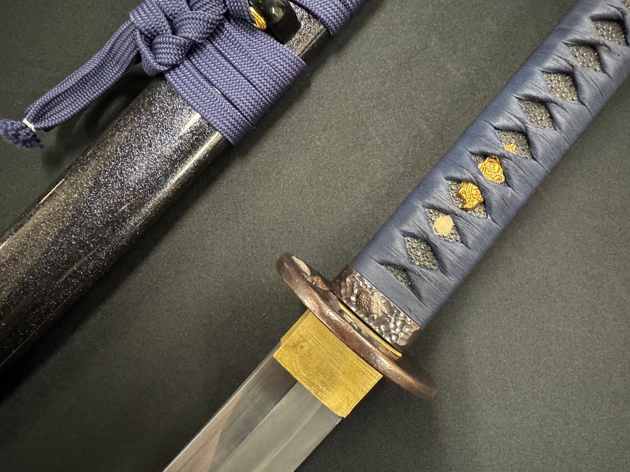 Cloudhammer Titan Series O-Katana - Hammered Turtle SX105v 84 cm Blade 40 mm Wide