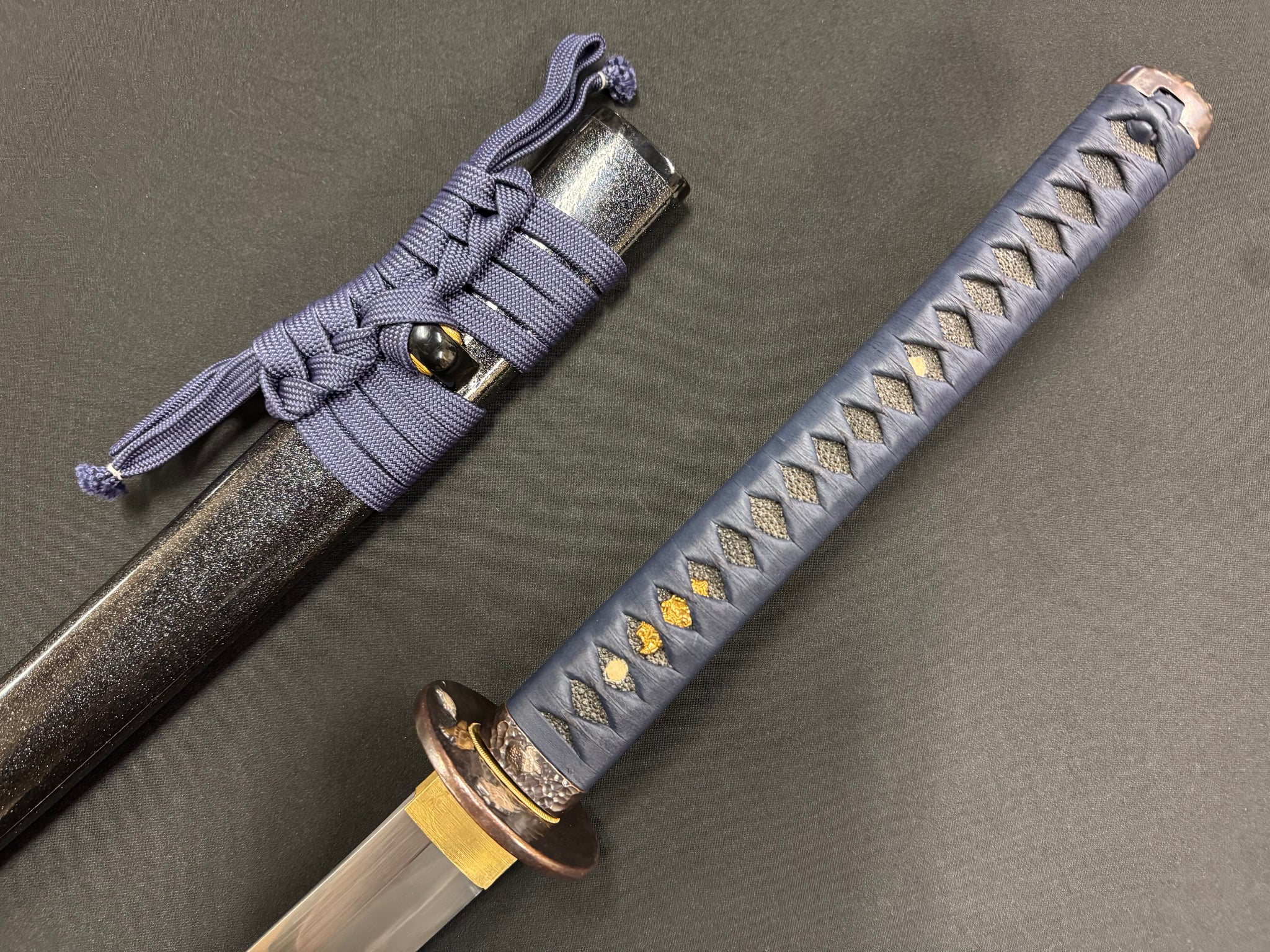 Cloudhammer Titan Series O-Katana - Hammered Turtle SX105v 84 cm Blade 40 mm Wide