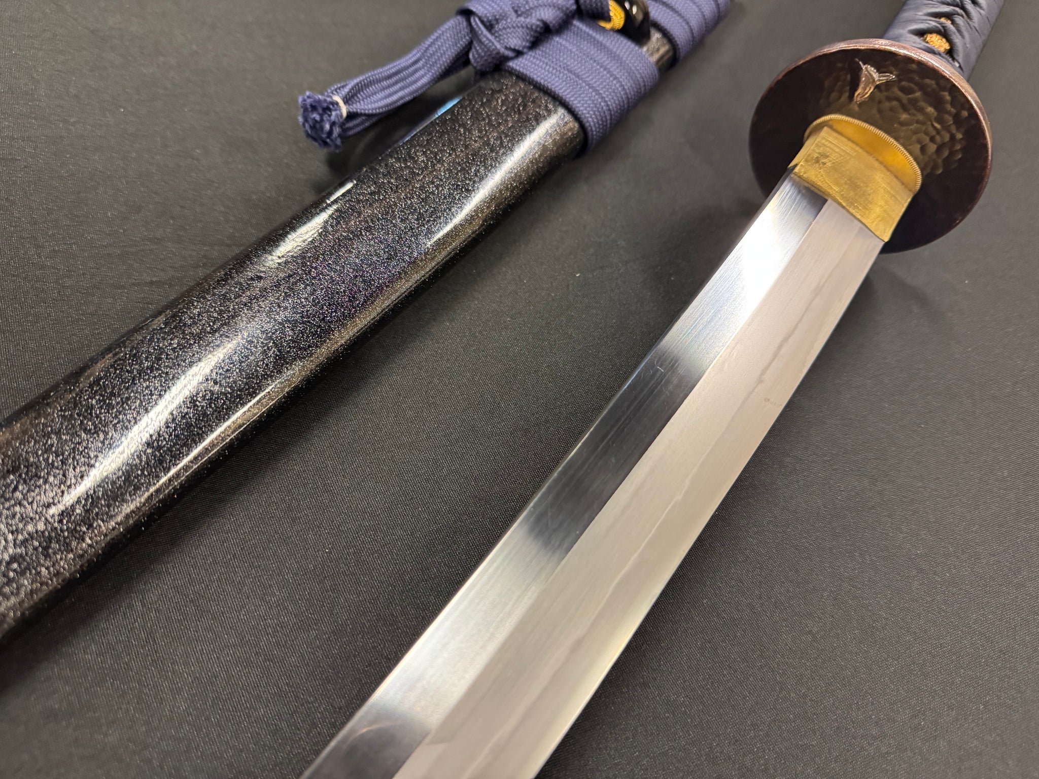 Cloudhammer Titan Series O-Katana - Hammered Turtle SX105v 84 cm Blade 40 mm Wide