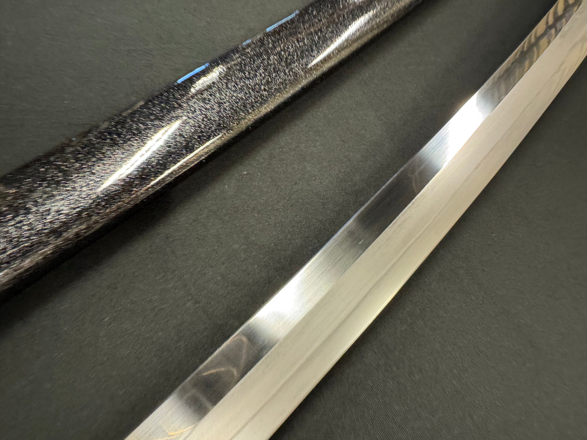 Cloudhammer Titan Series O-Katana - Hammered Turtle SX105v 84 cm Blade 40 mm Wide