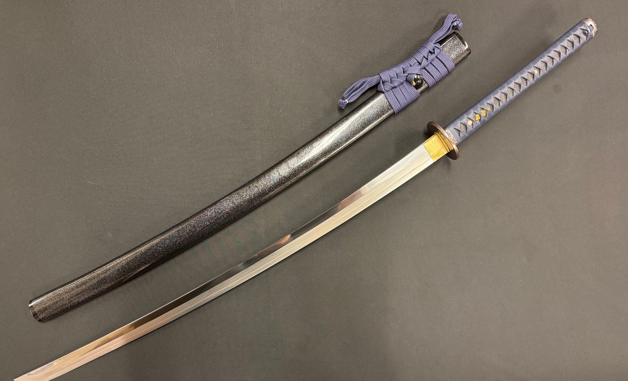 Cloudhammer Titan Series O-Katana - Hammered Turtle SX105v 84 cm Blade 40 mm Wide