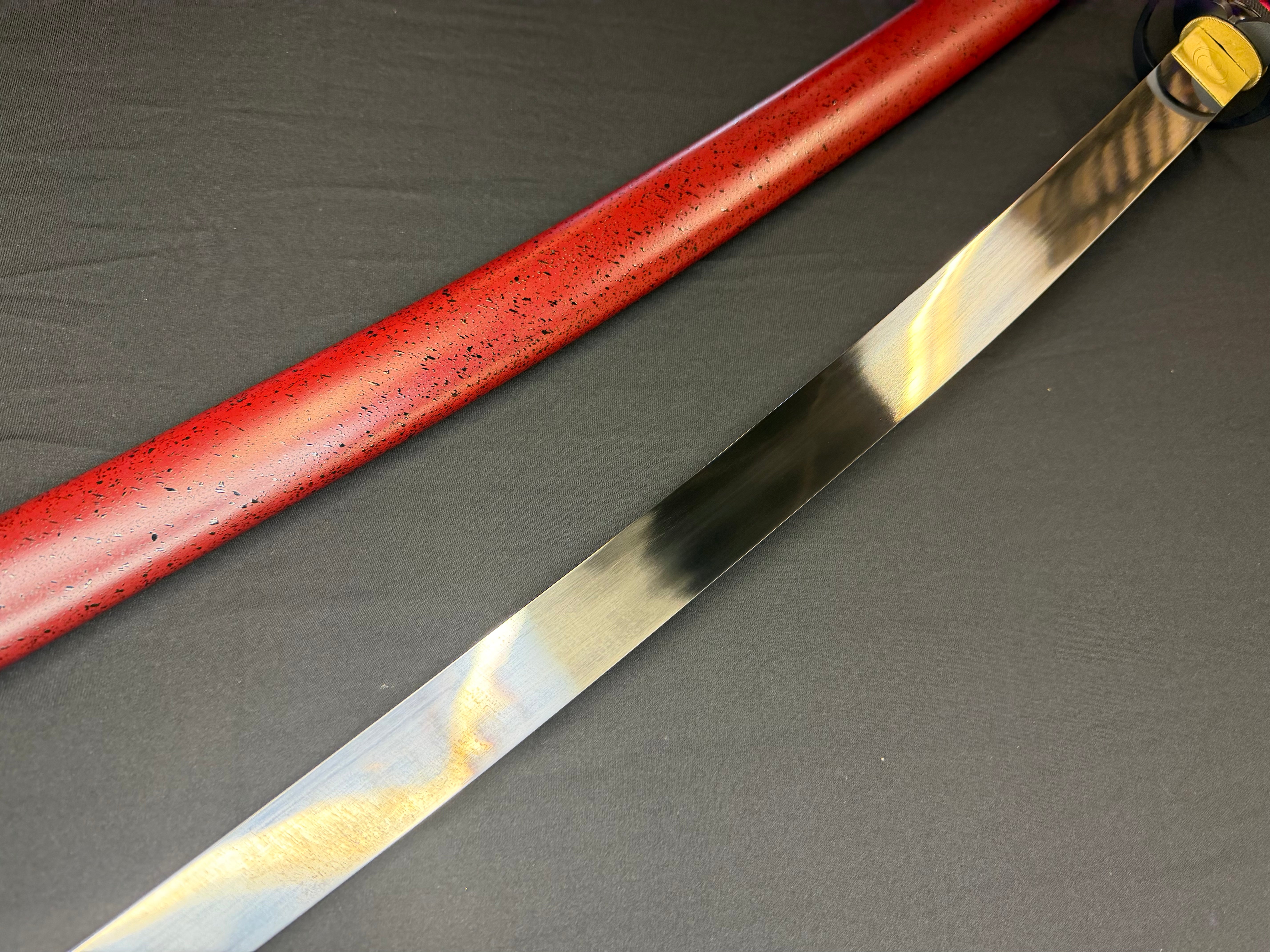 PRE-ORDER Phoenix Armory Samgakdo -  Korean Mat Cutter - Red Taeguk 65Mn Spring Steel