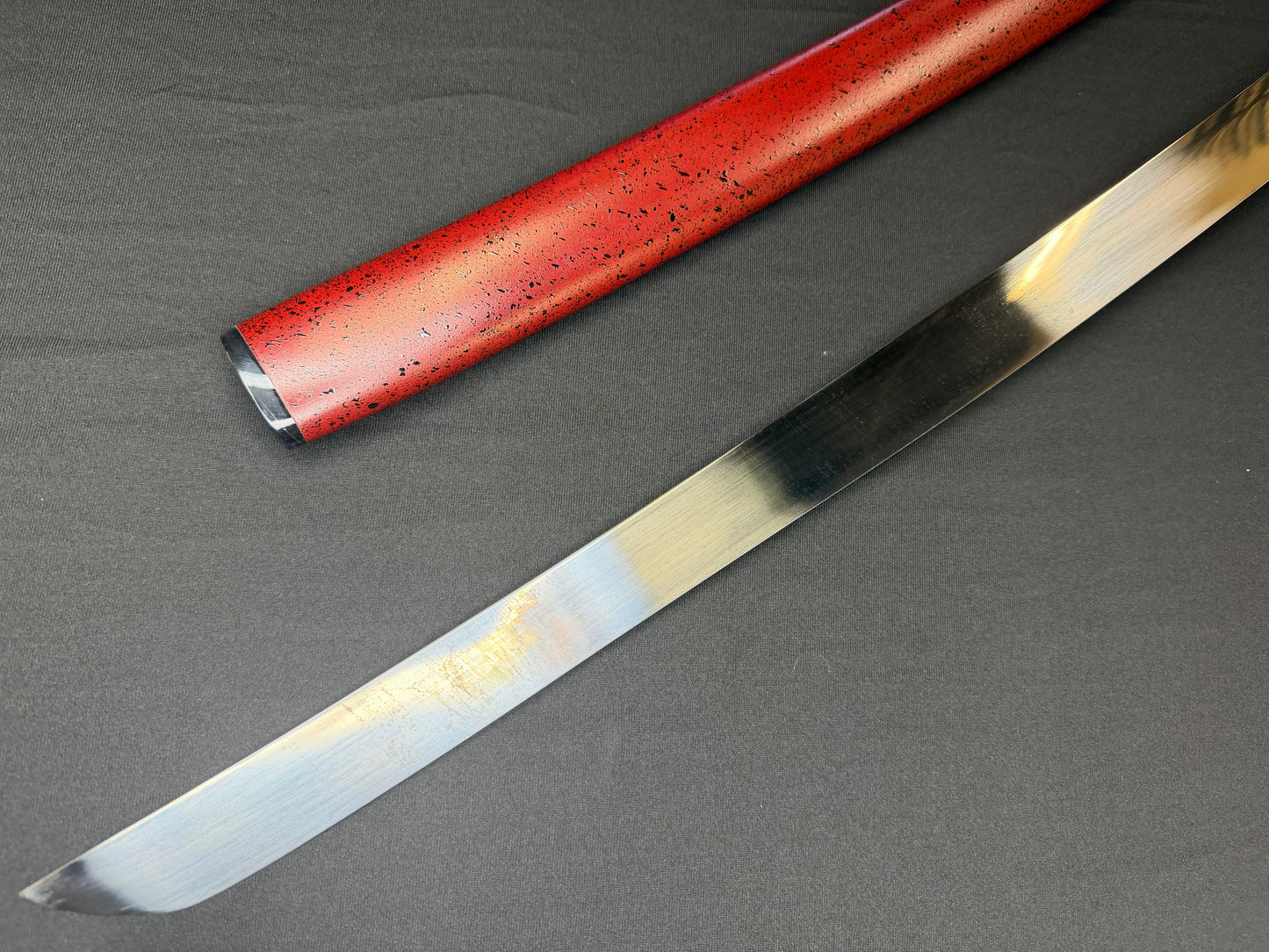 PRE-ORDER Phoenix Armory Samgakdo -  Korean Mat Cutter - Red Taeguk 65Mn Spring Steel