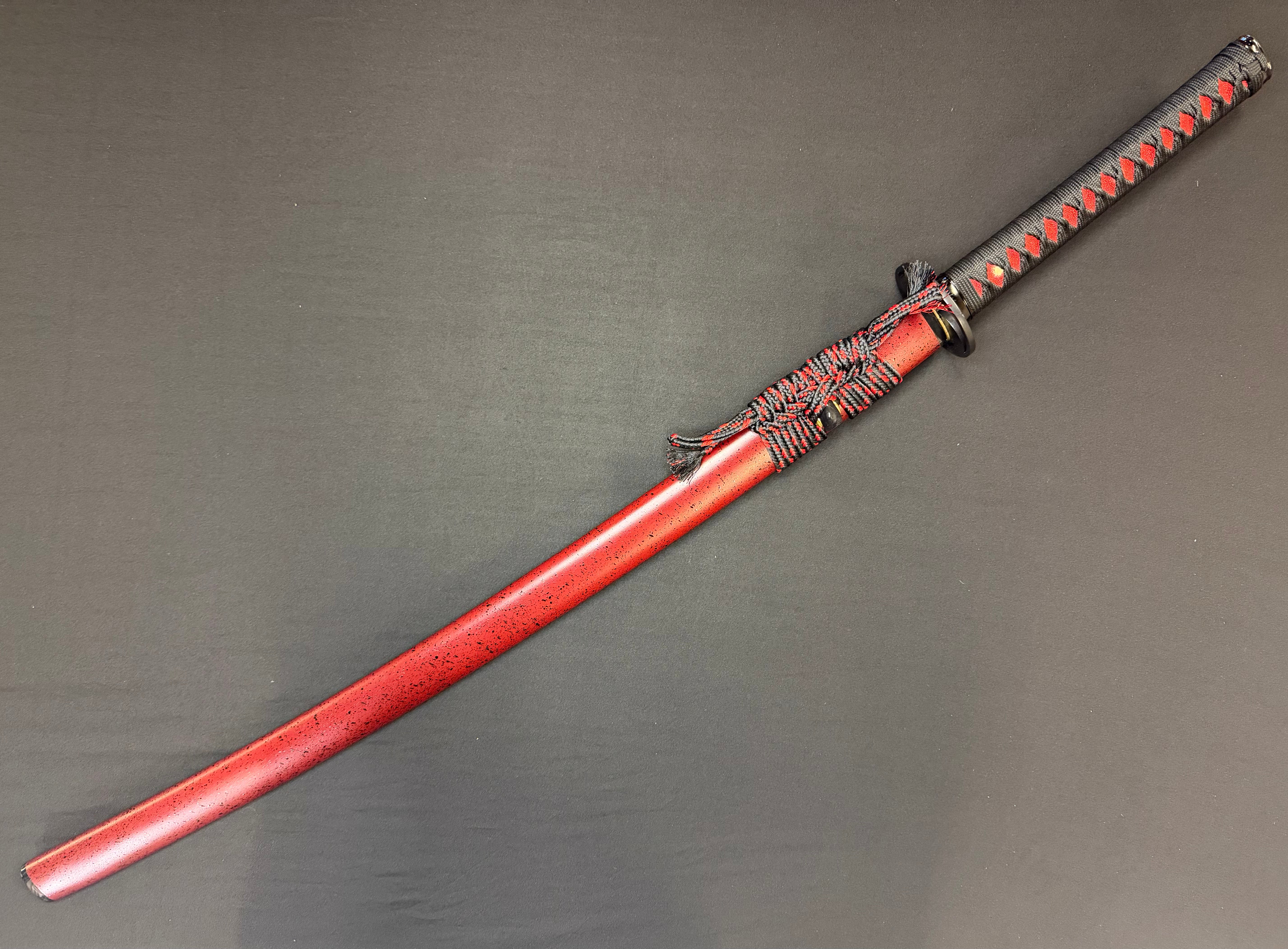 PRE-ORDER Phoenix Armory Samgakdo -  Korean Mat Cutter - Red Taeguk 65Mn Spring Steel