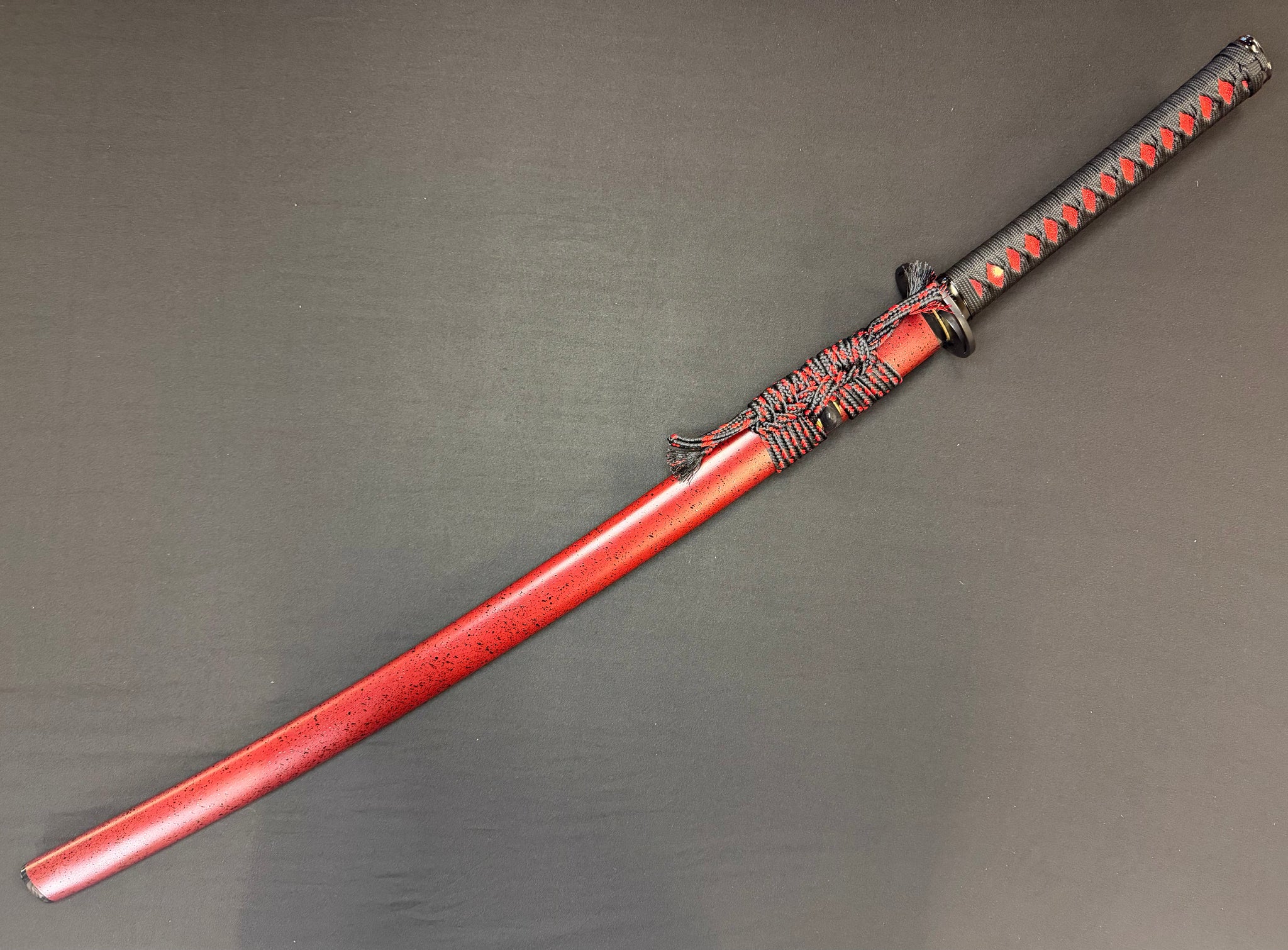PRE-ORDER Phoenix Armory Samgakdo -  Korean Mat Cutter - Red Taeguk 65Mn Spring Steel