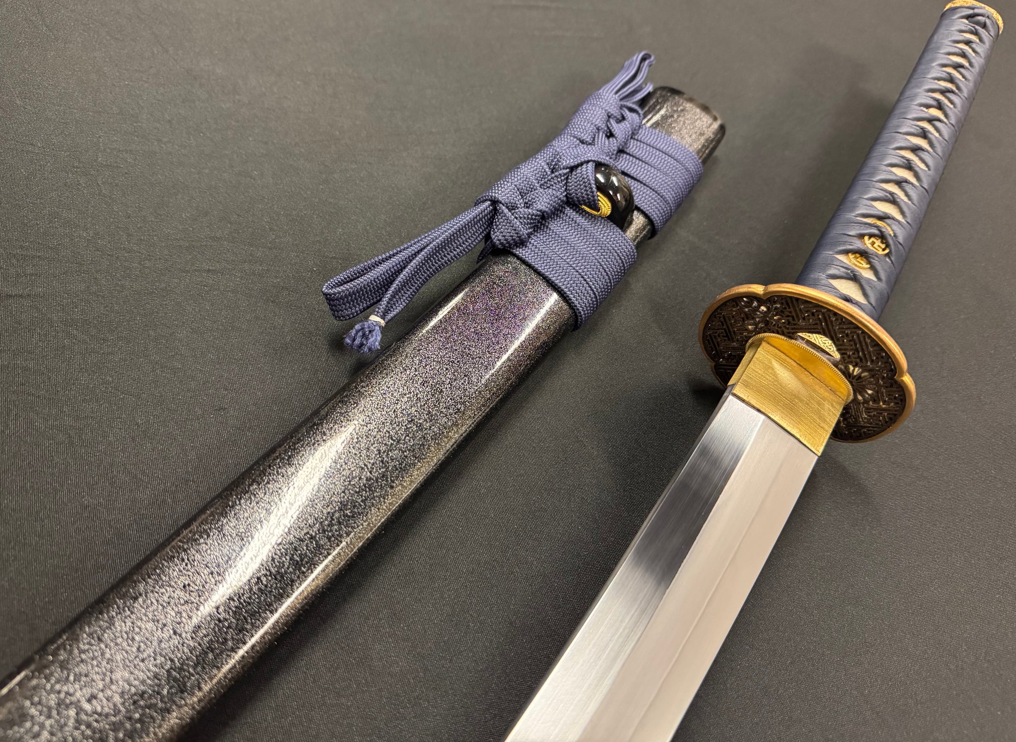 Cloudhammer Titan Series O-Katana - Cobalt Lattice SX105v 84 cm Blade 40 mm Wide
