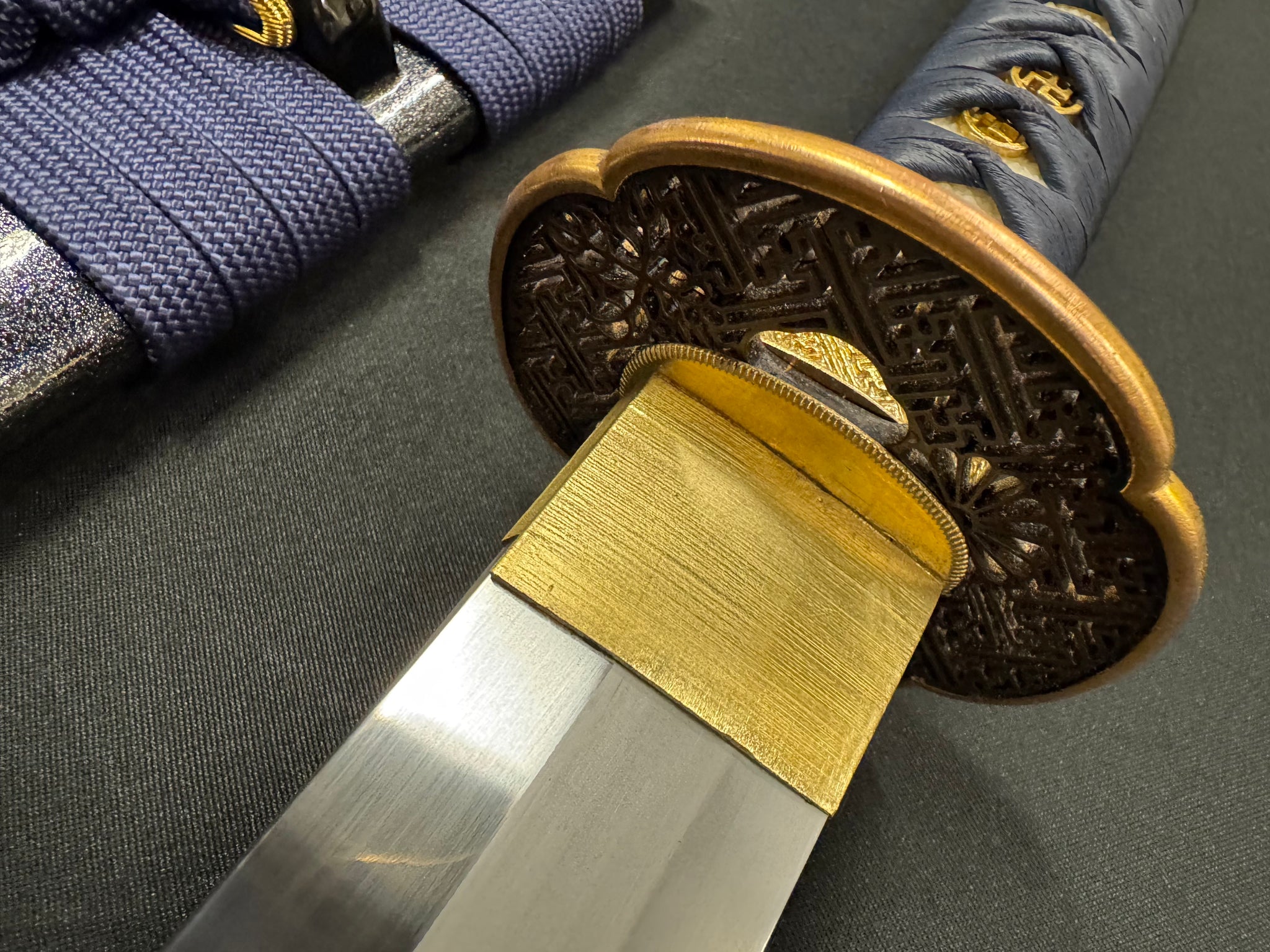 Cloudhammer Titan Series O-Katana - Cobalt Lattice SX105v 84 cm Blade 40 mm Wide