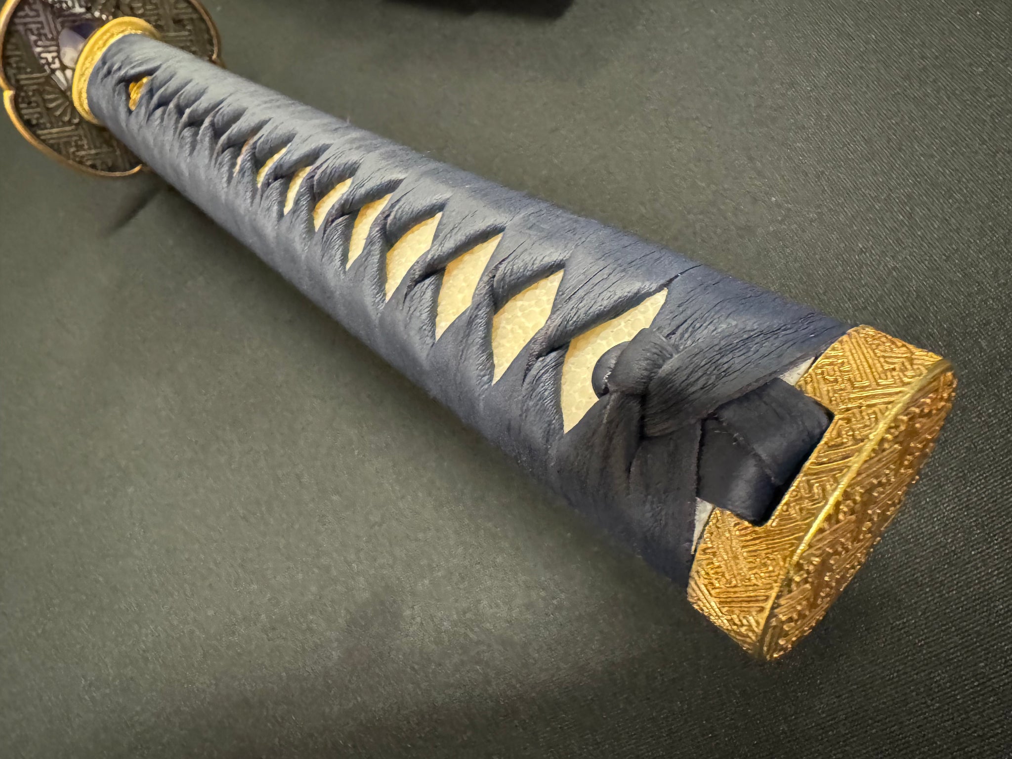 Cloudhammer Titan Series O-Katana - Cobalt Lattice SX105v 84 cm Blade 40 mm Wide