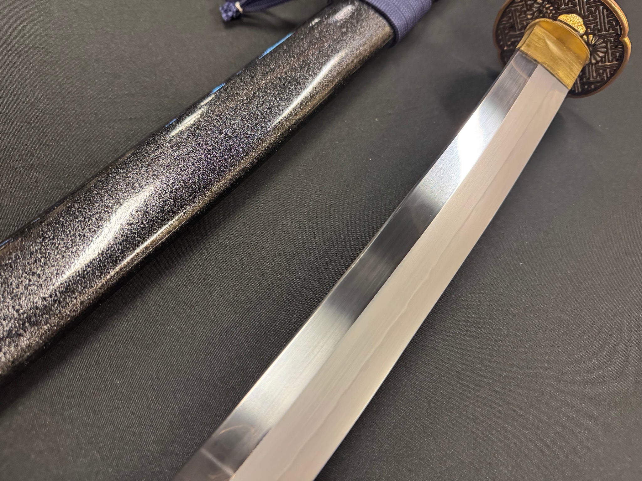 Cloudhammer Titan Series O-Katana - Cobalt Lattice SX105v 84 cm Blade 40 mm Wide