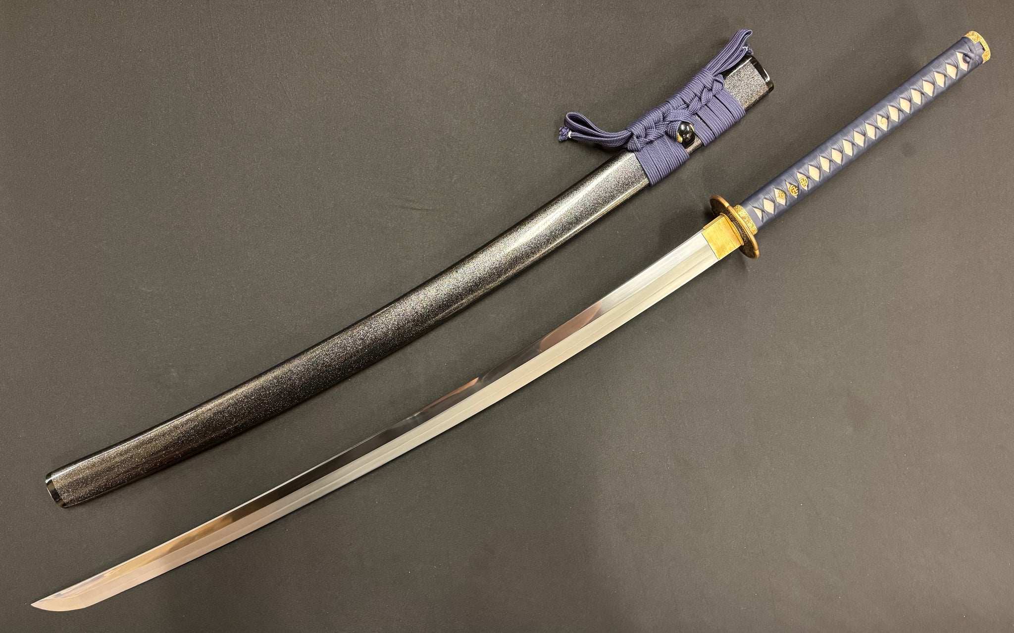 Cloudhammer Titan Series O-Katana - Cobalt Lattice SX105v 84 cm Blade 40 mm Wide