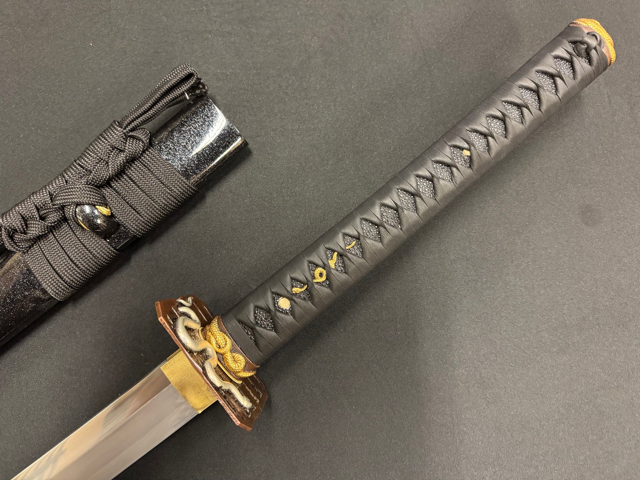 Cloudhammer Titan Series O-Katana - Black Serpent SX105v 84 cm Blade 40 mm Wide