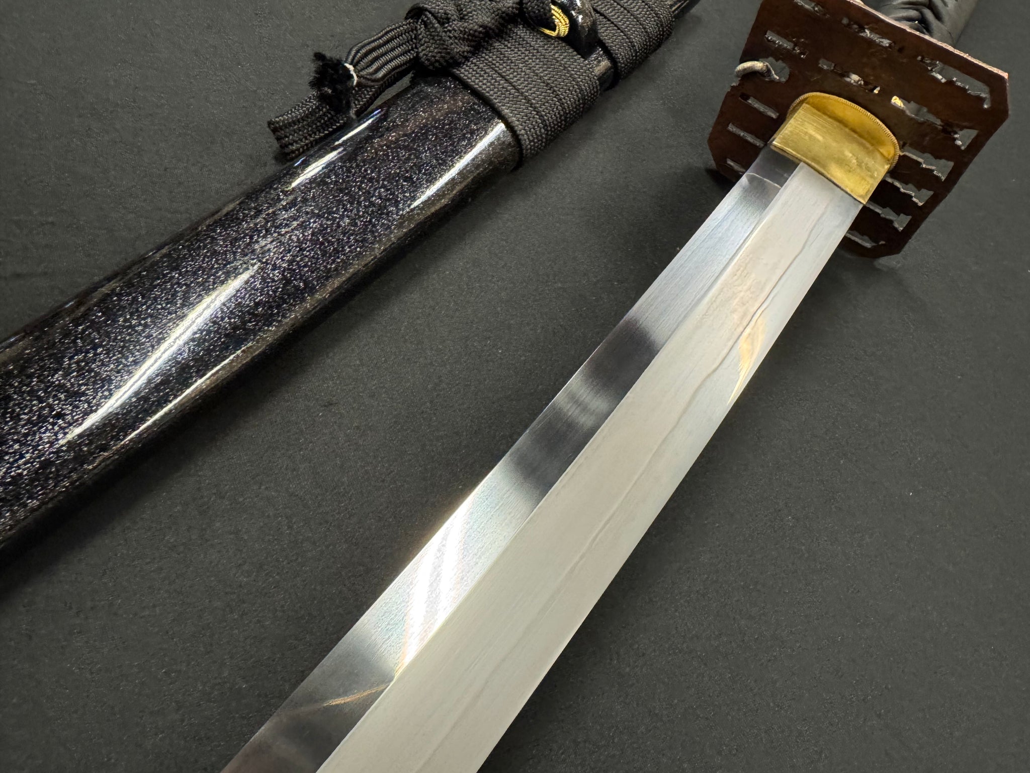 Cloudhammer Titan Series O-Katana - Black Serpent SX105v 84 cm Blade 40 mm Wide