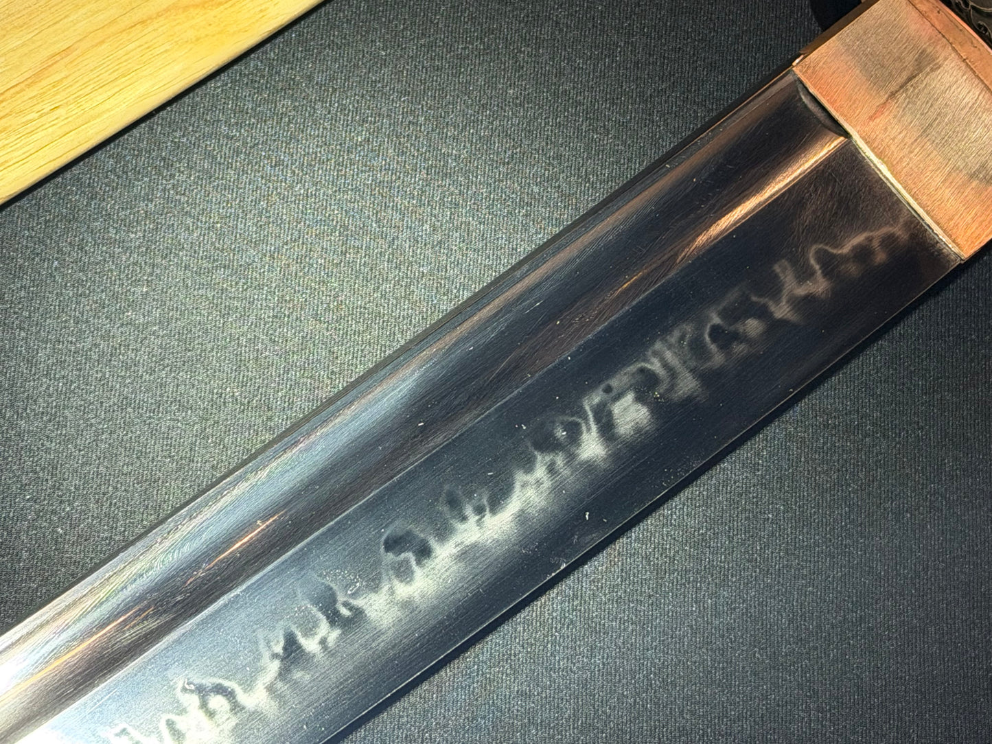 Legacy Steel O-Katana Titan Stout - Hollyhock with Bo-hi, Choji Hamon, 1095 clay tempered