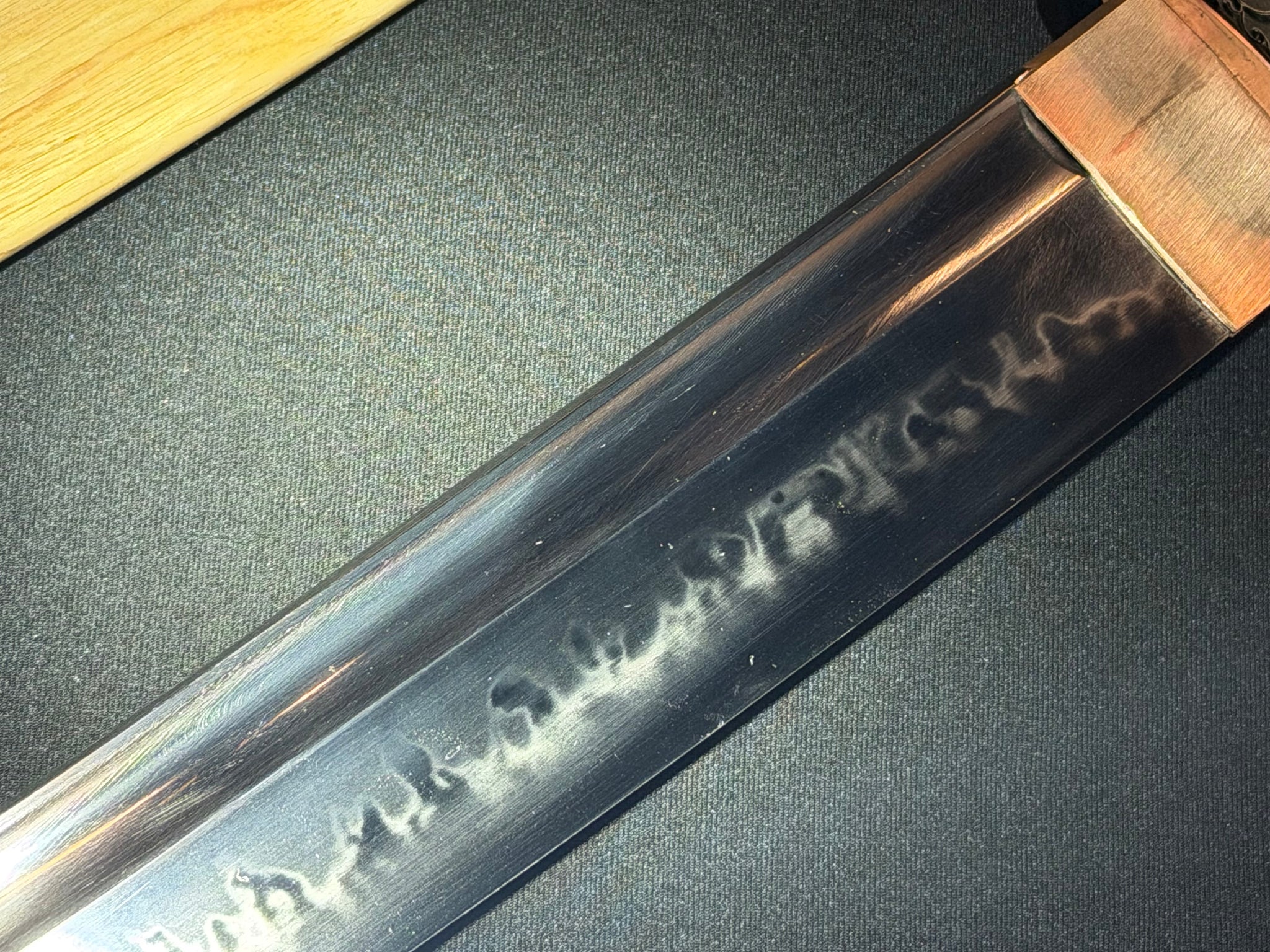 Legacy Steel O-Katana Titan Stout - Hollyhock with Bo-hi, Choji Hamon, 1095 clay tempered