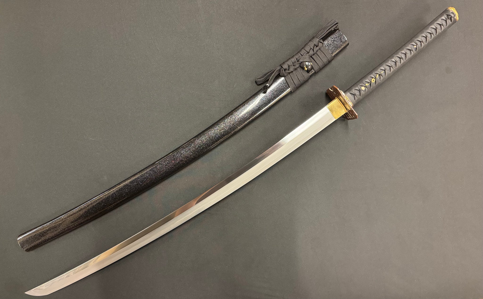Cloudhammer Titan Series O-Katana - Black Serpent SX105v 84 cm Blade 40 mm Wide