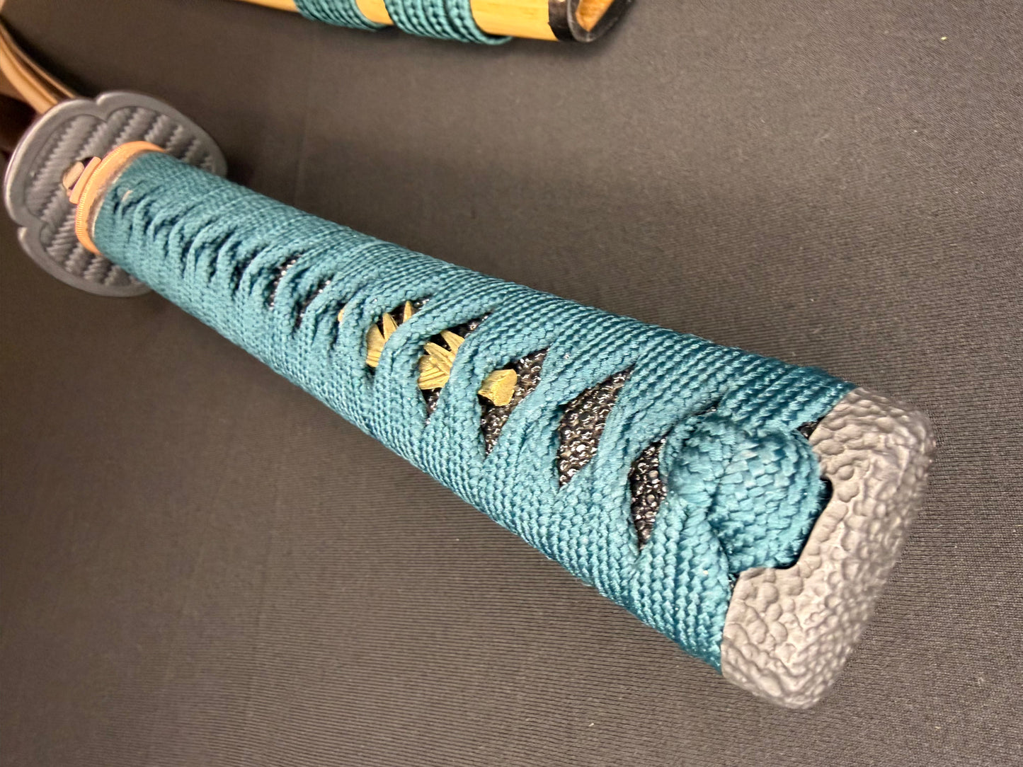 Legacy Steel O-Katana Titan Stout - Bamboo Mat with Bo-hi, Choji Hamon, 1095 clay tempered