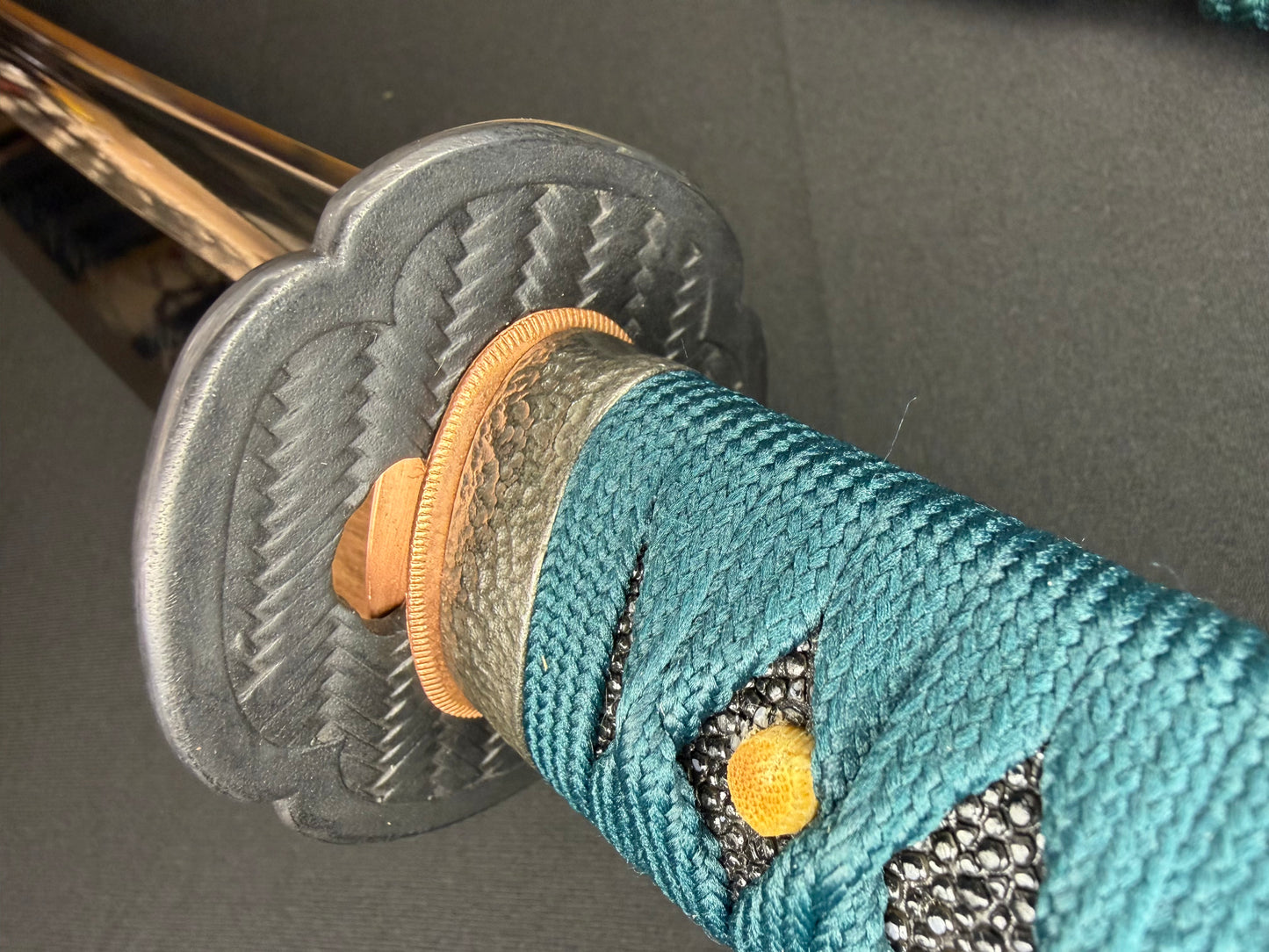 Legacy Steel O-Katana Titan Stout - Bamboo Mat with Bo-hi, Choji Hamon, 1095 clay tempered