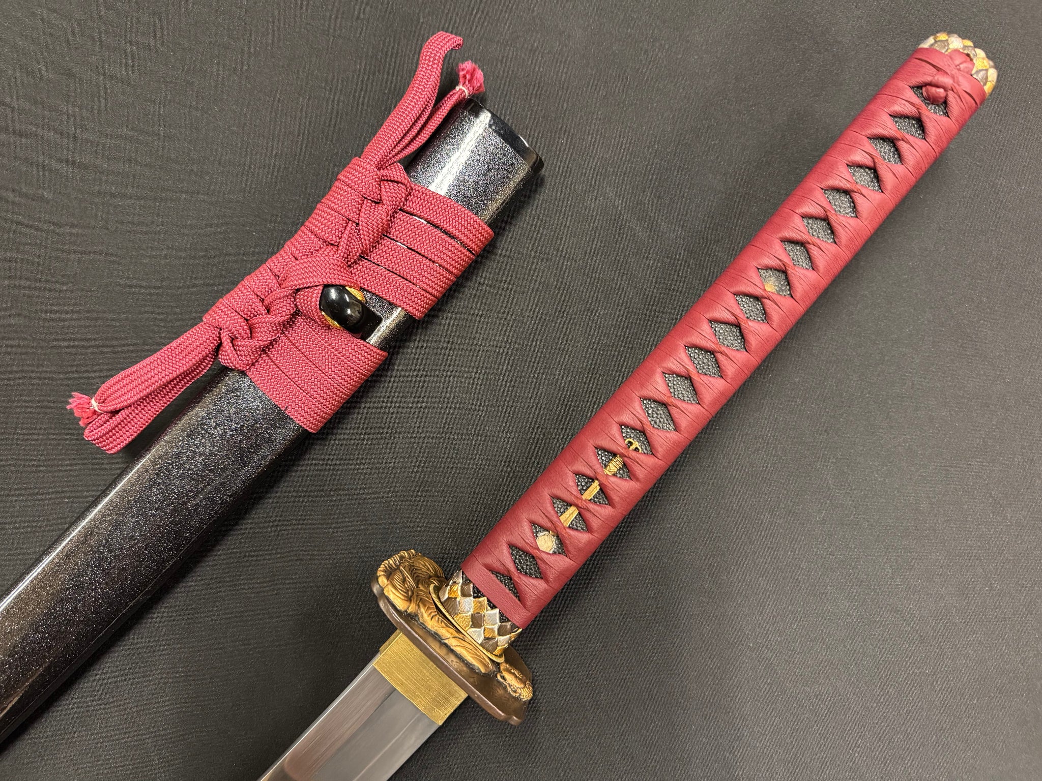 Cloudhammer Titan Series O-Katana - Crimson Buddha SX105v 84 cm Blade 40 mm Wide