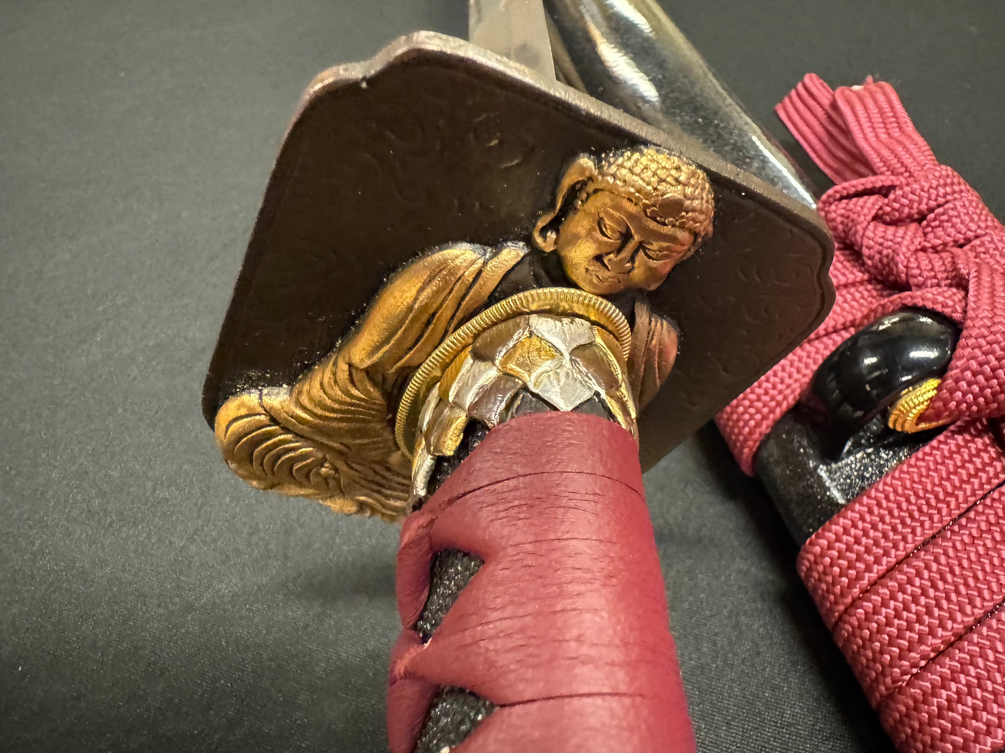 Cloudhammer Titan Series O-Katana - Crimson Buddha SX105v 84 cm Blade 40 mm Wide