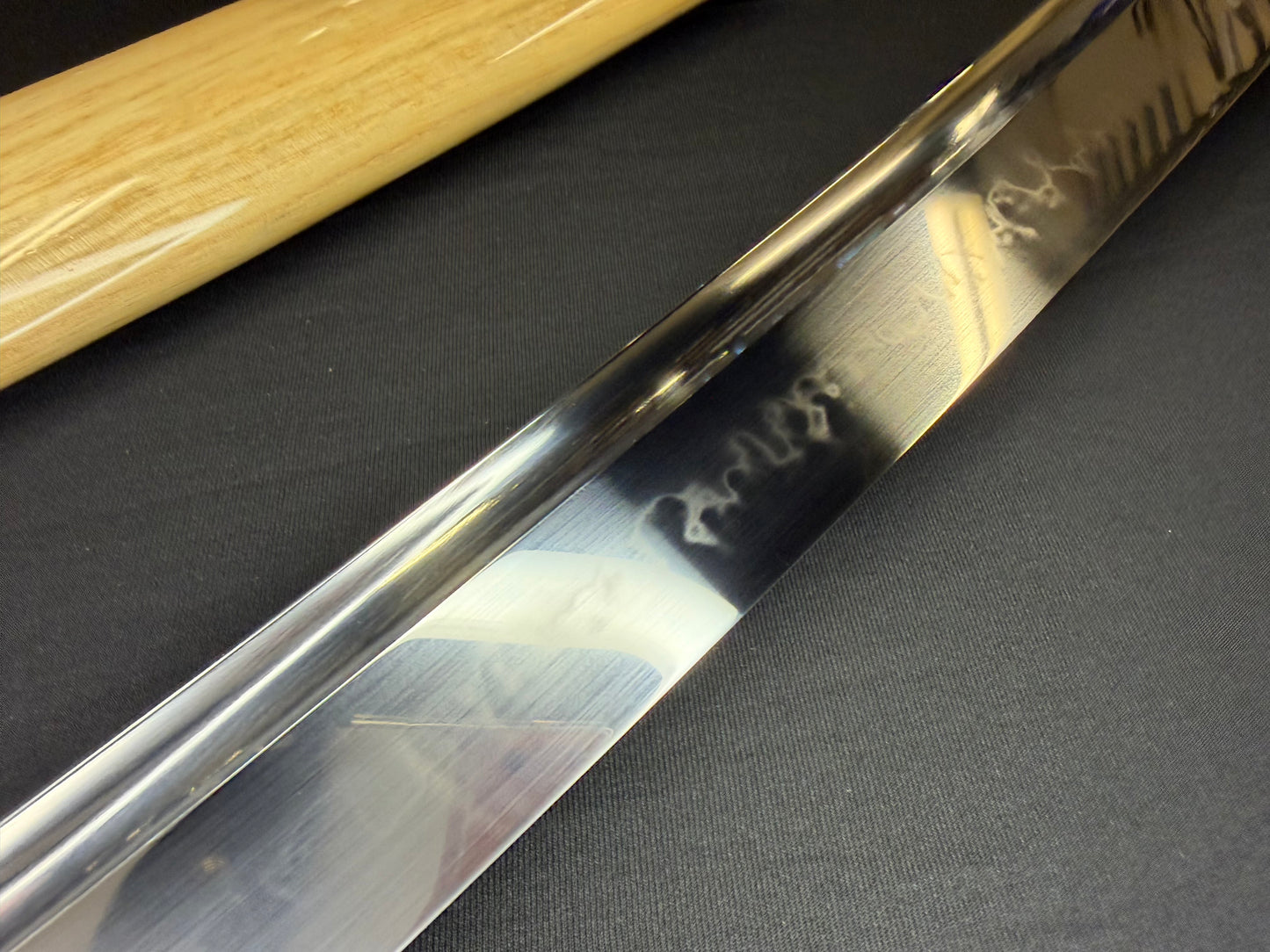 Legacy Steel O-Katana Titan Stout - Bamboo Mat with Bo-hi, Choji Hamon, 1095 clay tempered