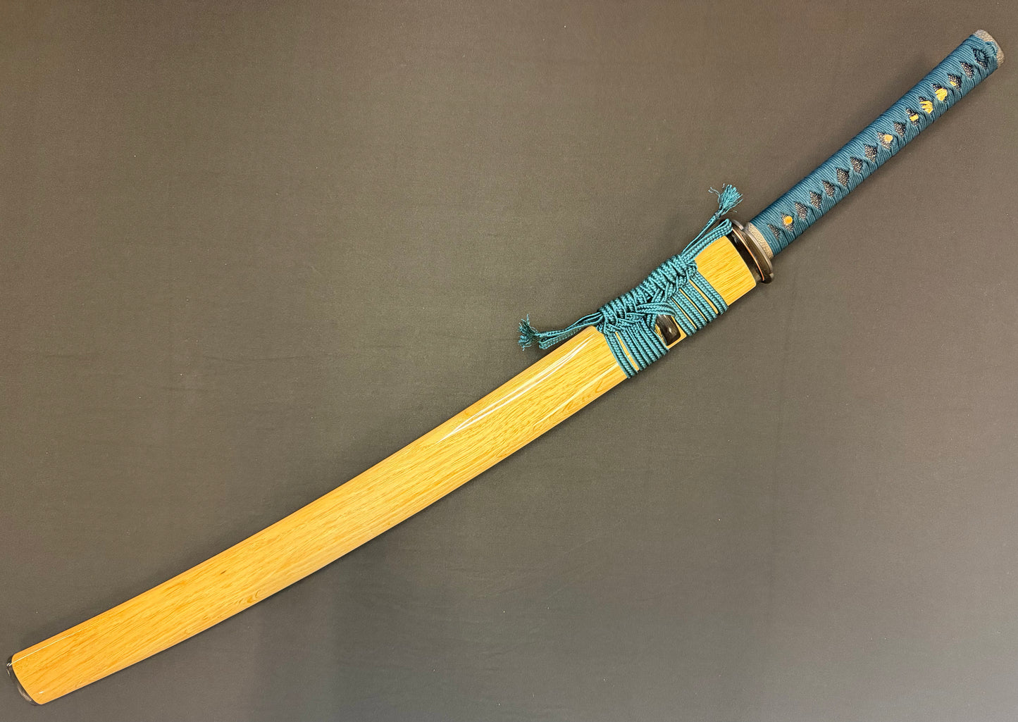 Legacy Steel O-Katana Titan Stout - Bamboo Mat with Bo-hi, Choji Hamon, 1095 clay tempered