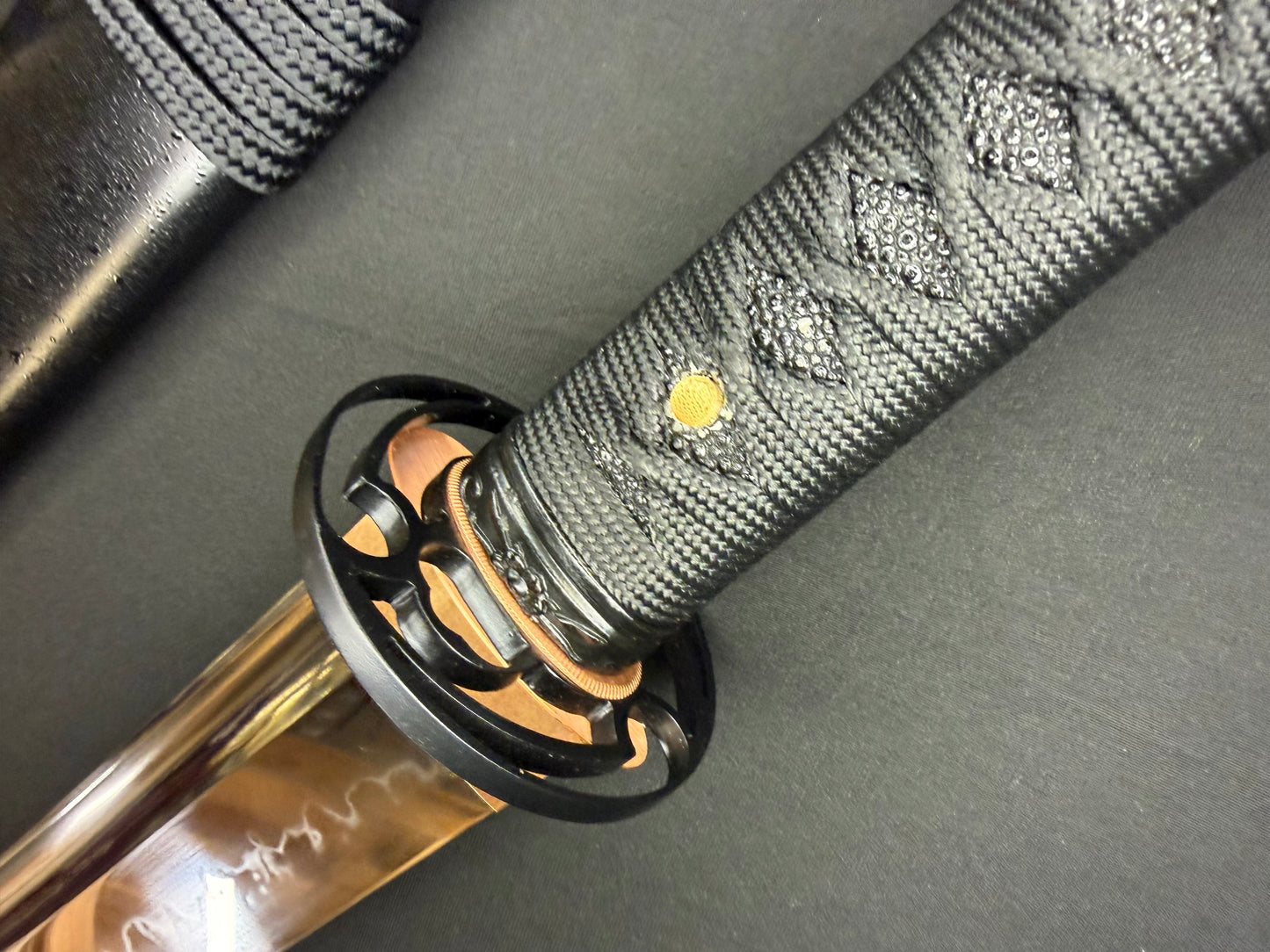 Legacy Steel O-Katana Titan Stout - Mitsudomoe with Bo-hi, Choji Hamon, 1095 clay tempered