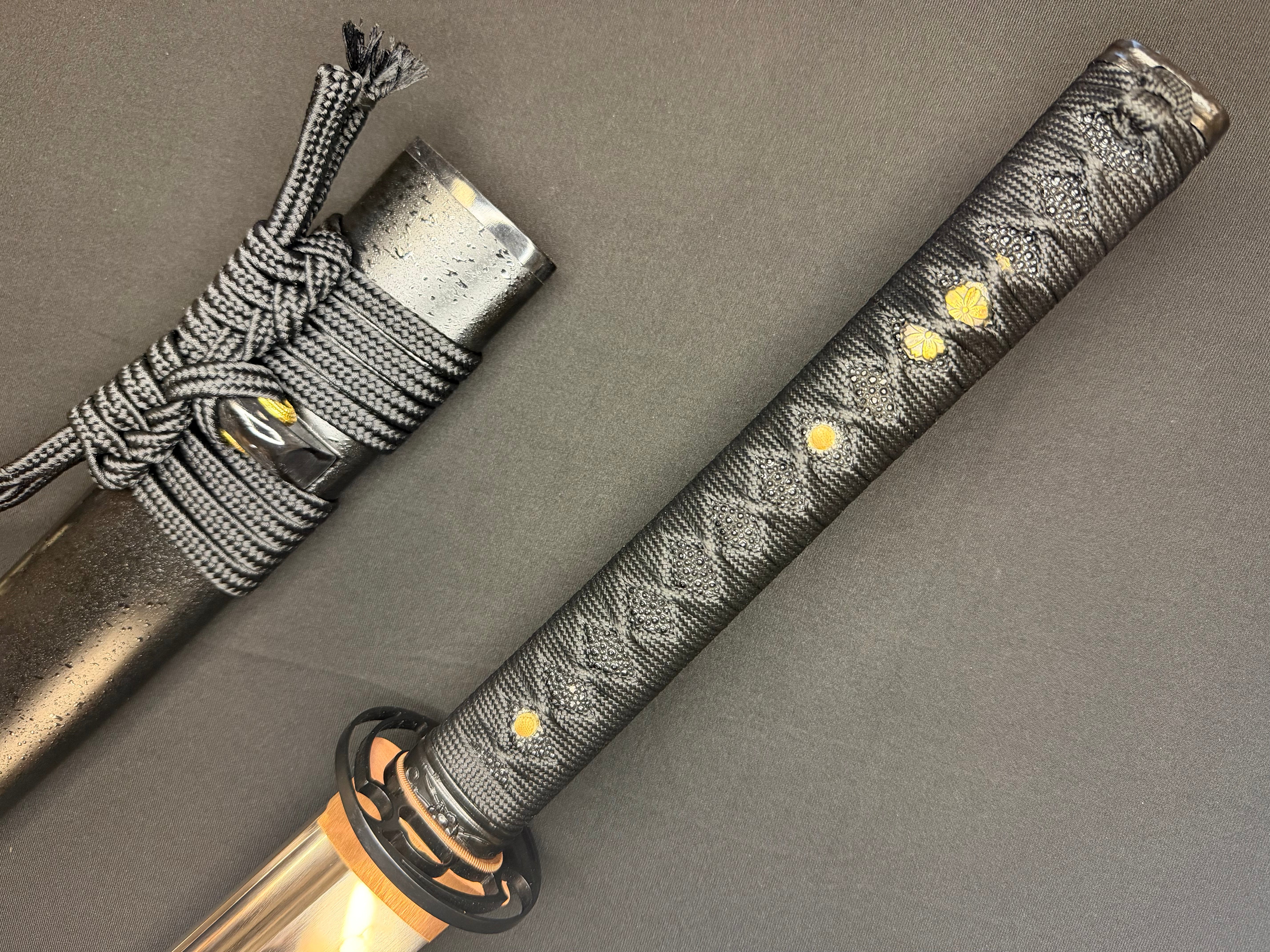 Legacy Steel O-Katana Titan Stout - Mitsudomoe with Bo-hi, Choji Hamon, 1095 clay tempered