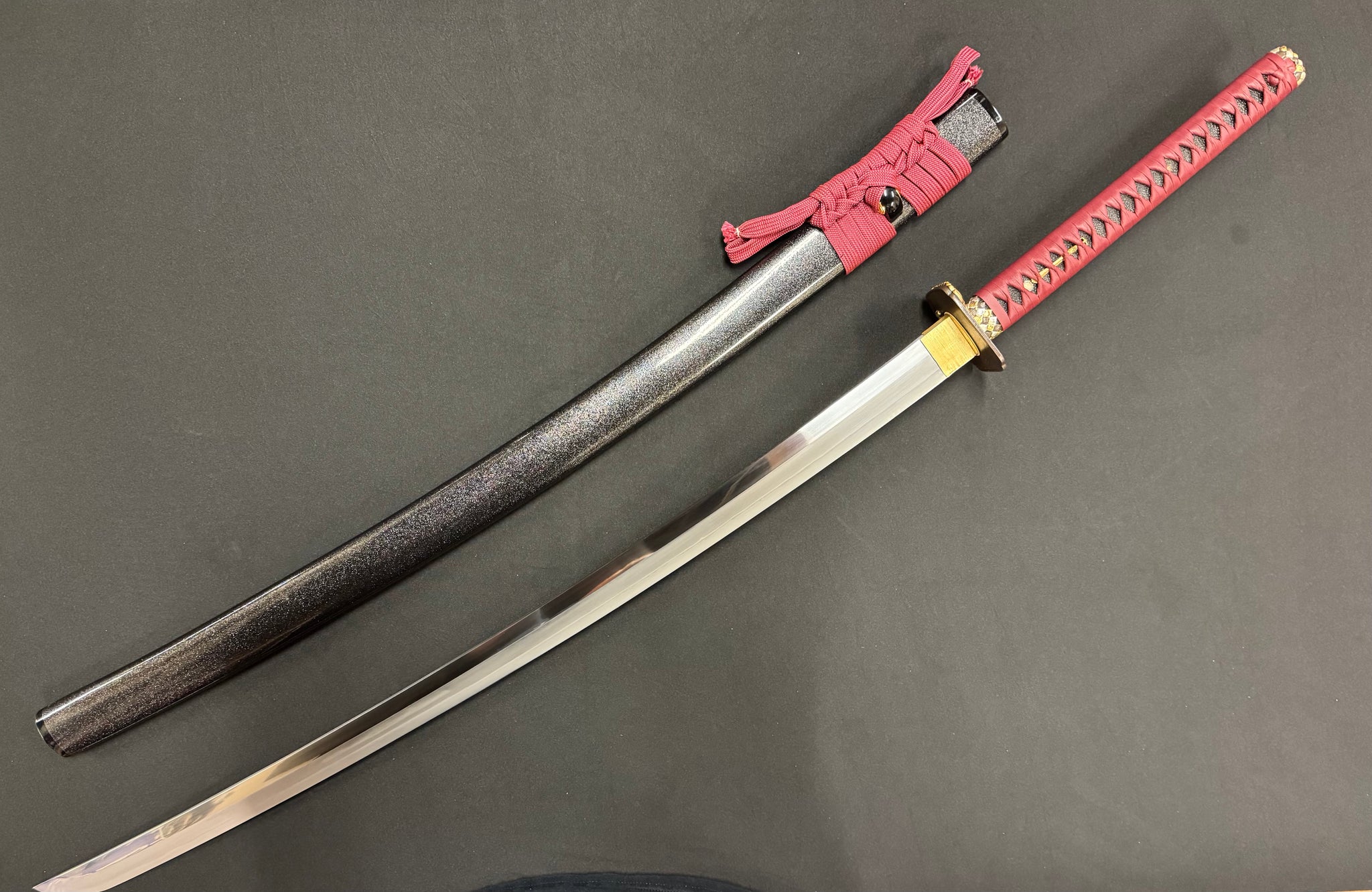 Cloudhammer Titan Series O-Katana - Crimson Buddha SX105v 84 cm Blade 40 mm Wide