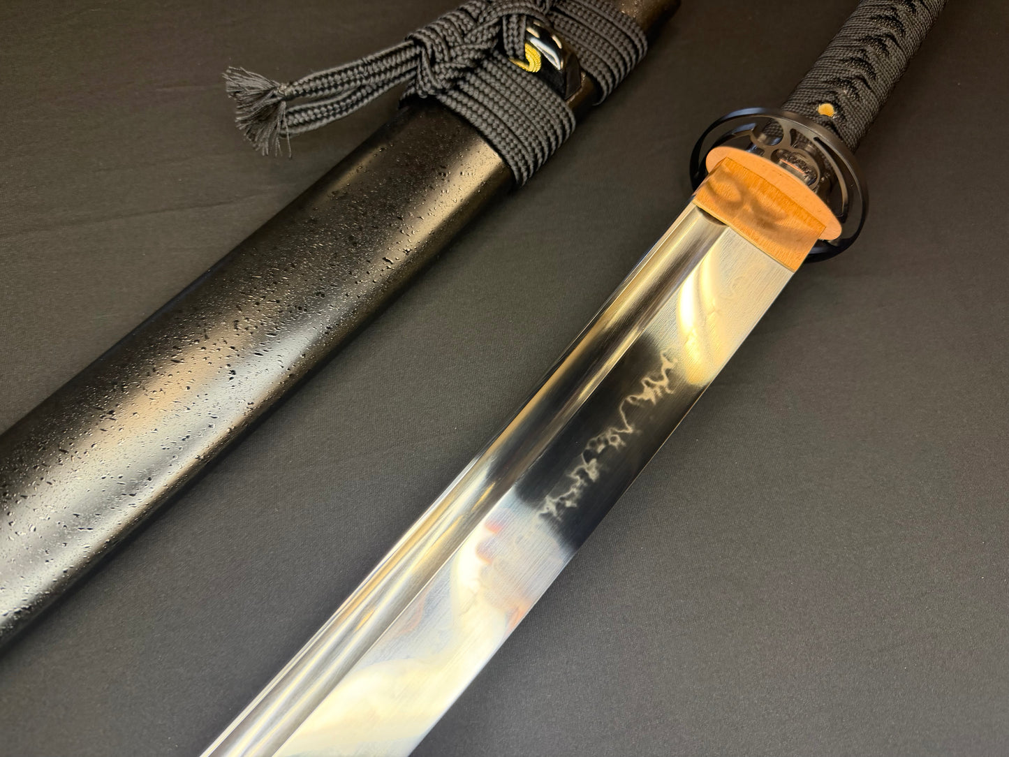 Legacy Steel O-Katana Titan Stout - Mitsudomoe with Bo-hi, Choji Hamon, 1095 clay tempered