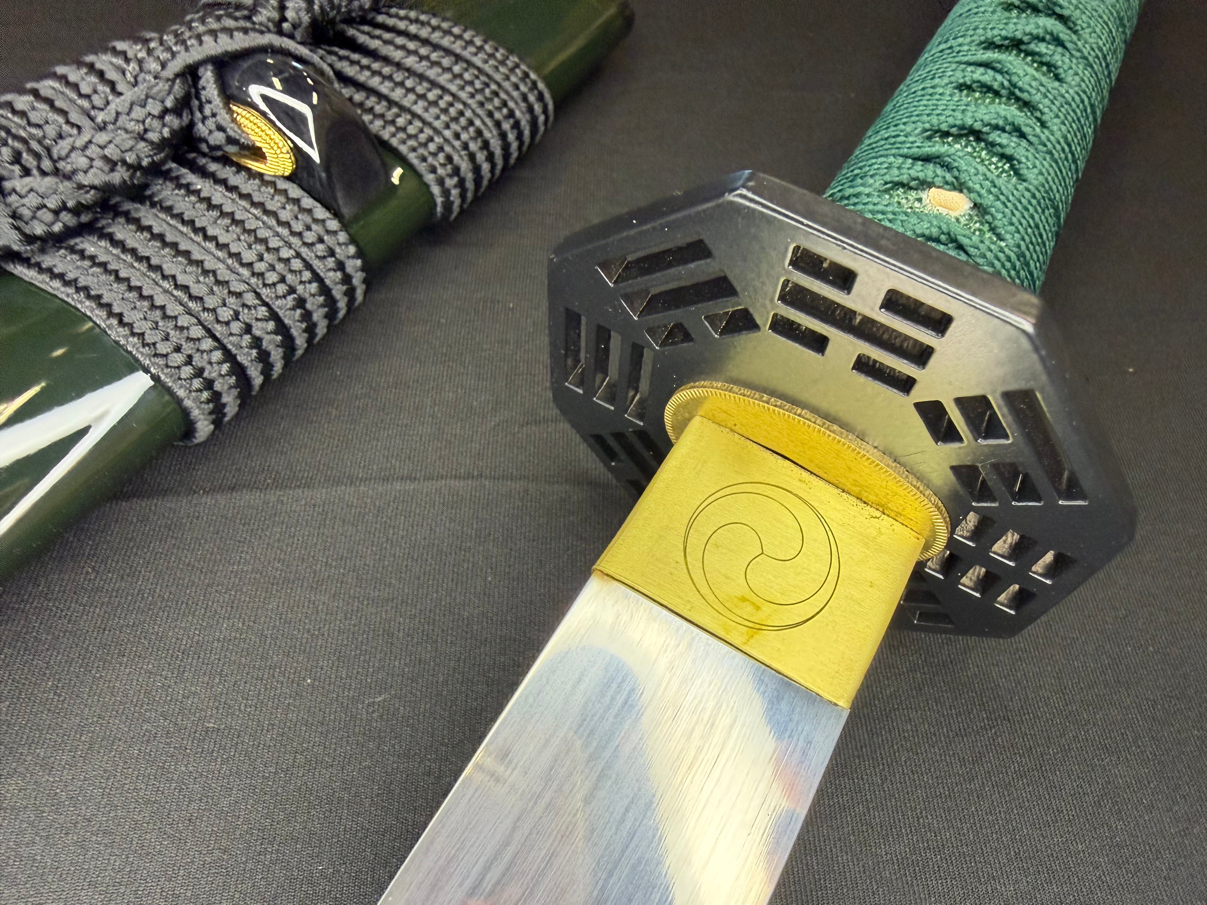 PRE-ORDER Phoenix Armory Samgakdo -  Korean Mat Cutter - Green Trigram 65Mn Spring Steel