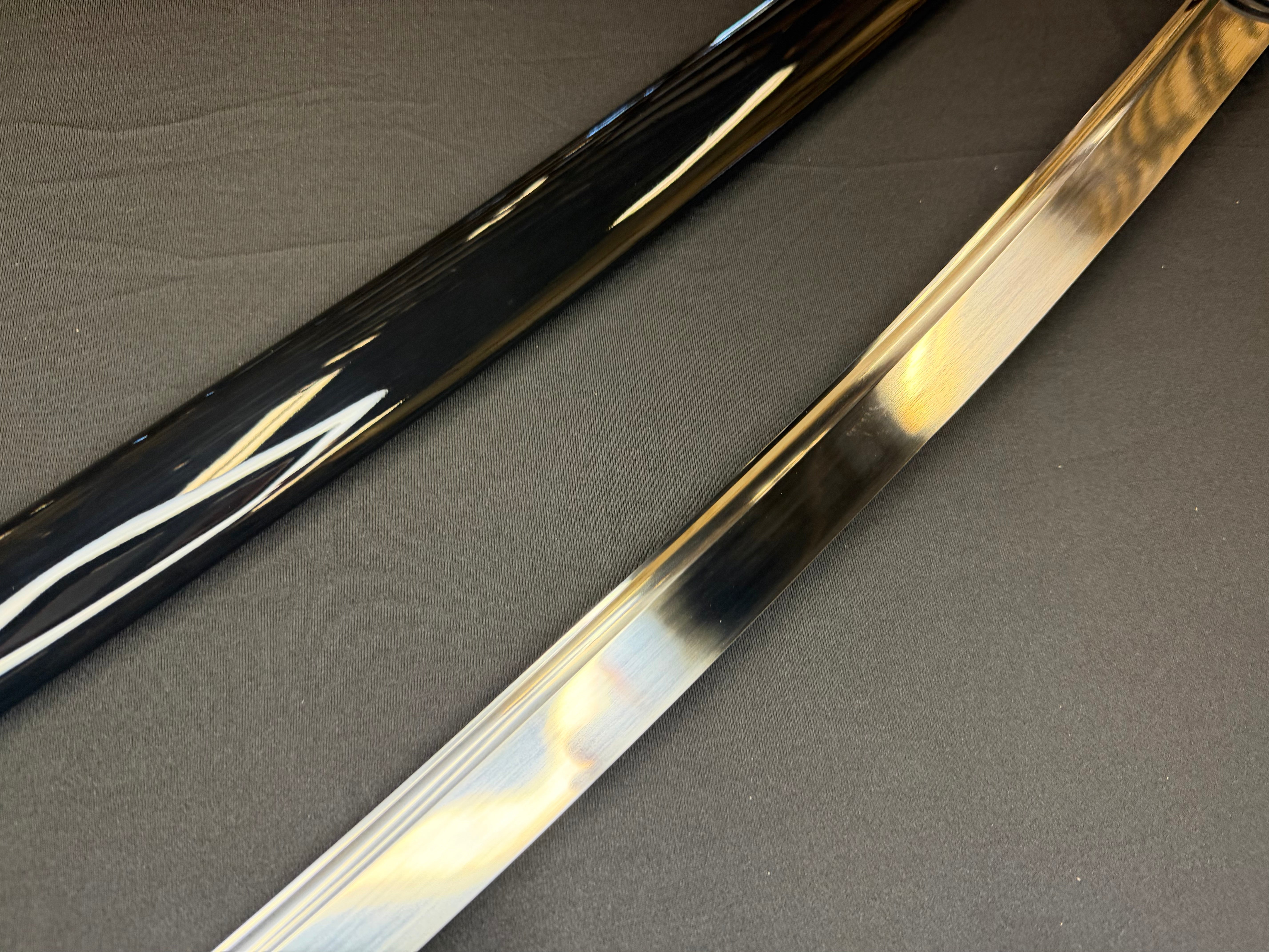 PRE-ORDER Phoenix Armory Samgakdo -  Korean Mat Cutter - Blue Mitsudomoe 65Mn Spring Steel Bo-hi