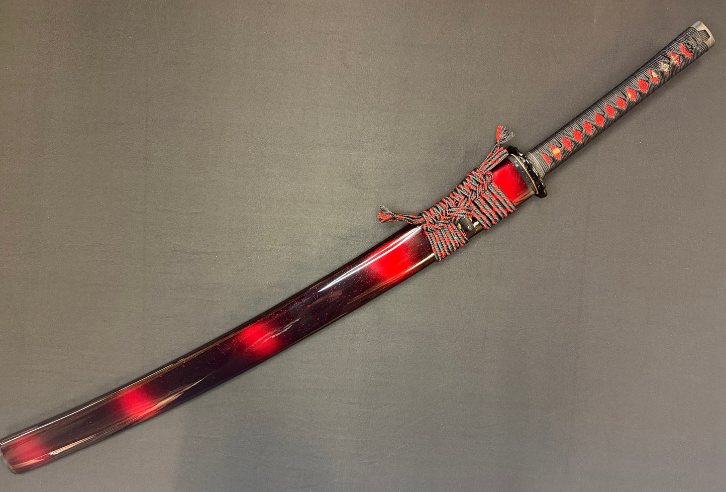 Legacy Steel O-Katana Titan Stout - Scarlet Imperial with Bo-hi, Choji Hamon, 1095 Clay Tempered