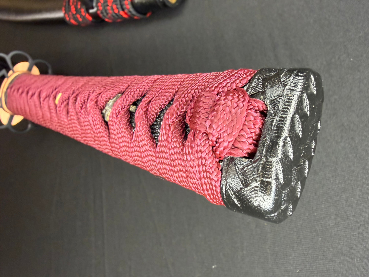 Legacy Steel O-Katana Titan Stout - Scarlet Chrysanthemum with Bo-hi, Choji Hamon, 1095 Clay Tempered