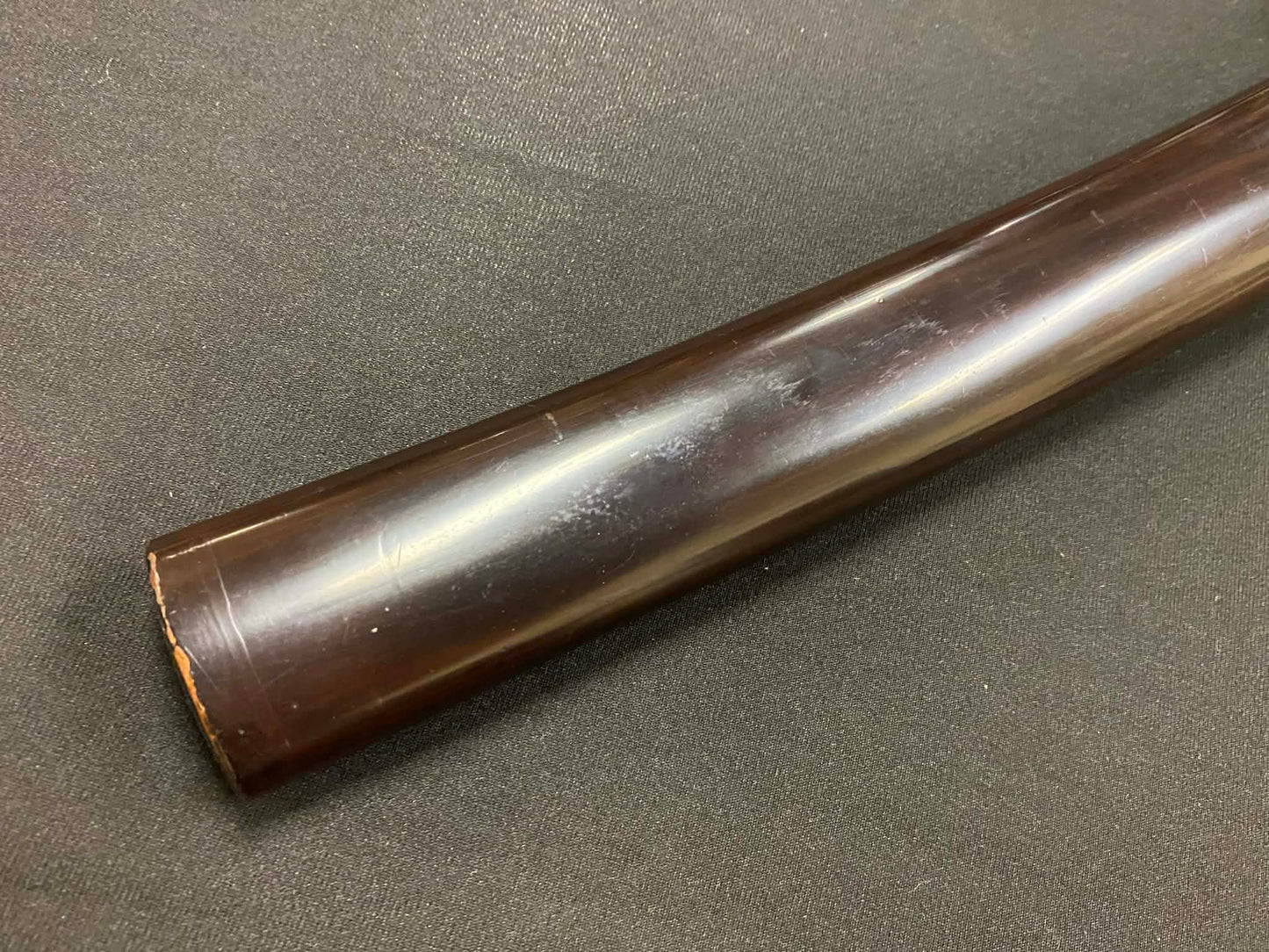 Antique Nihonto - Early Edo (350 years old) Kanmuri-Otoshi Wakizashi in Koshirae - NTHK attributed to Shimosa Daijo Kanemasa