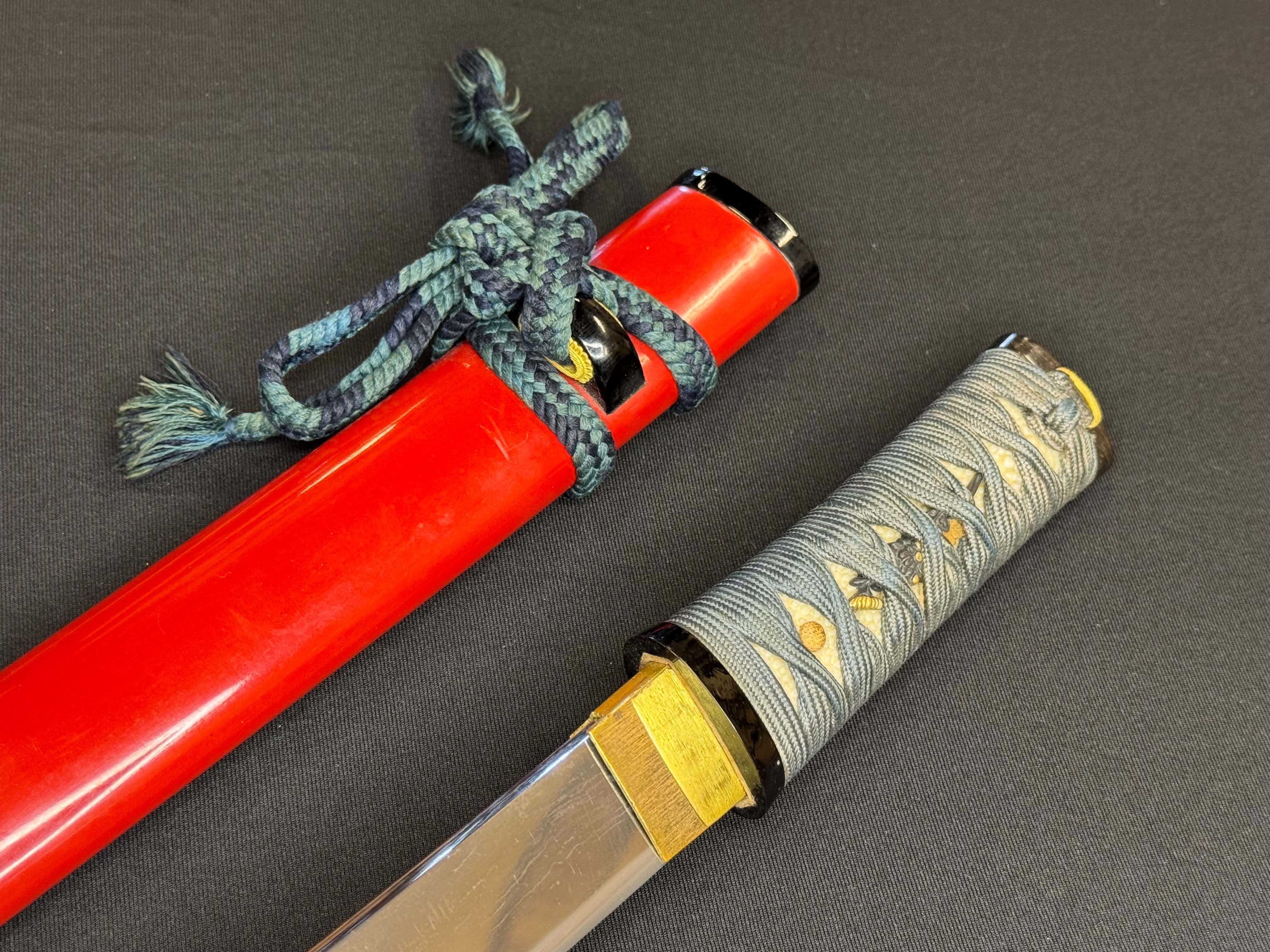Antique Nihonto - Tanto with Koshirae, signed Jumyo, NBTHK certified