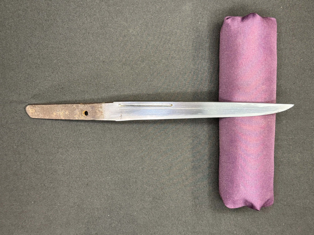Antique Nihonto - Yoroi doshi in Koshirae, signed Kanekuni Saku