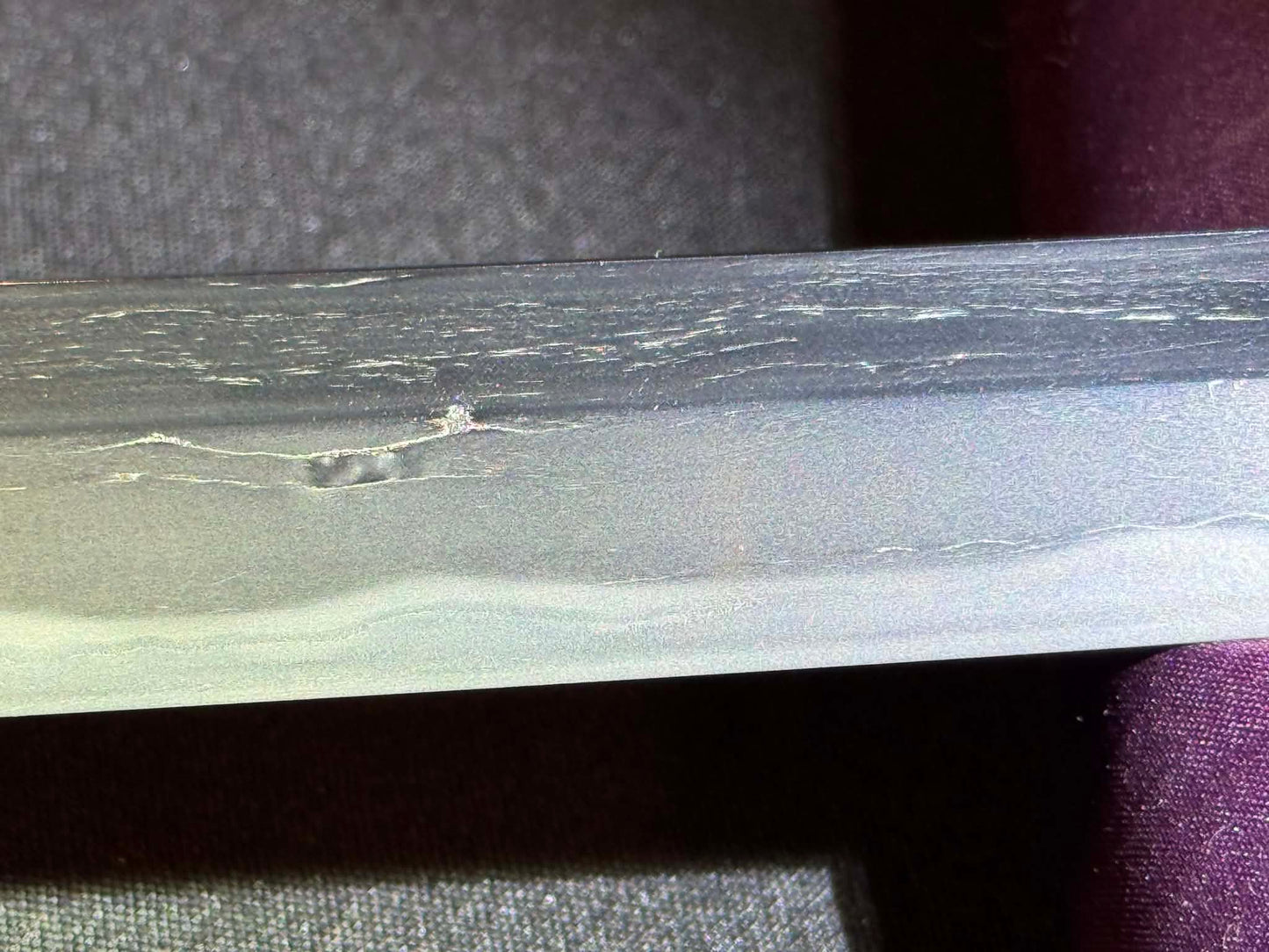 Antique Nihonto - Possible BATTLE DAMAGE Katana in Tachi Koshirae, signed Kunimune (unverified)