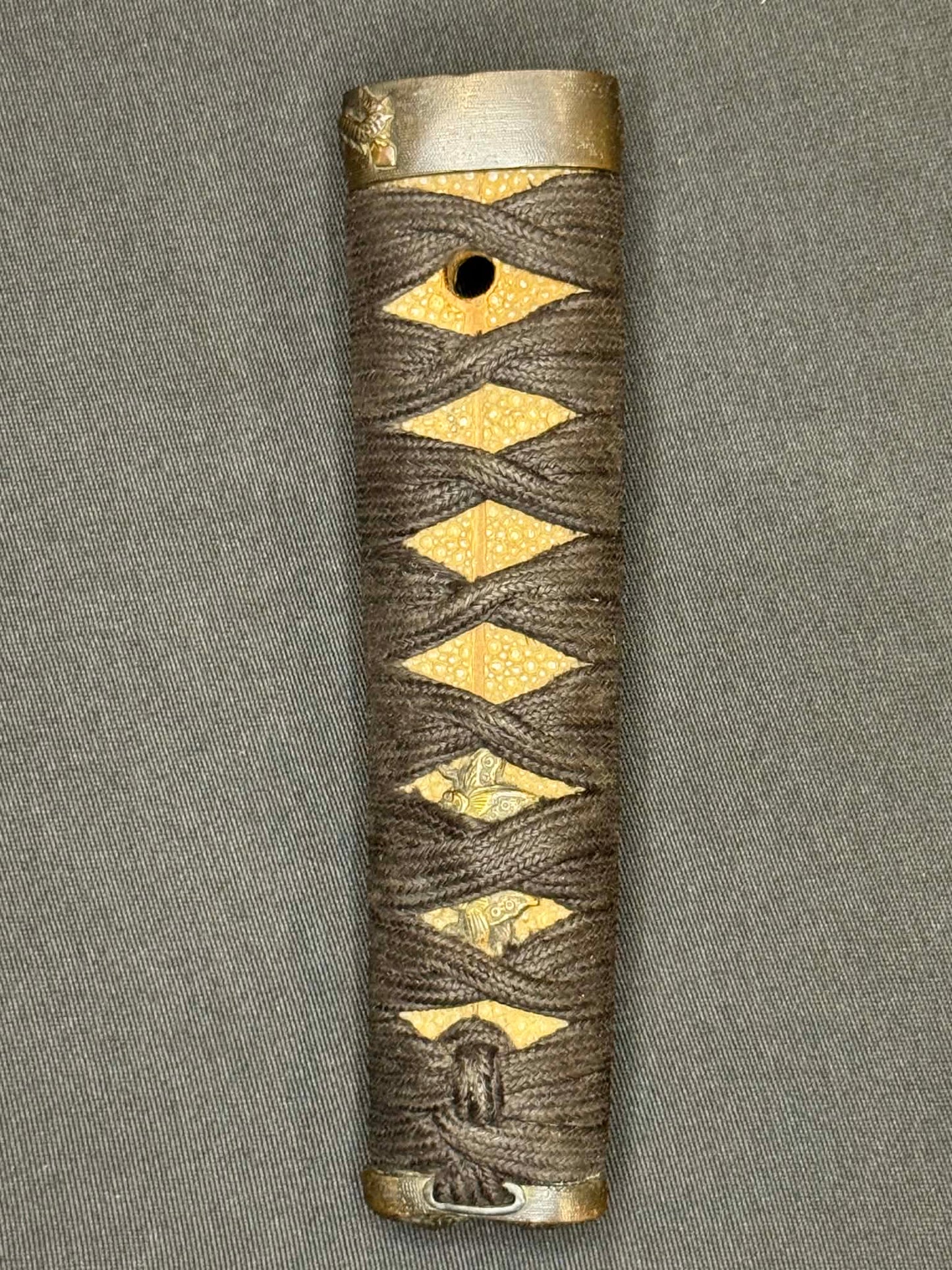 Antique Nihonto - Wakizashi in Koshirae, signed Nagataka Saku (unverified)