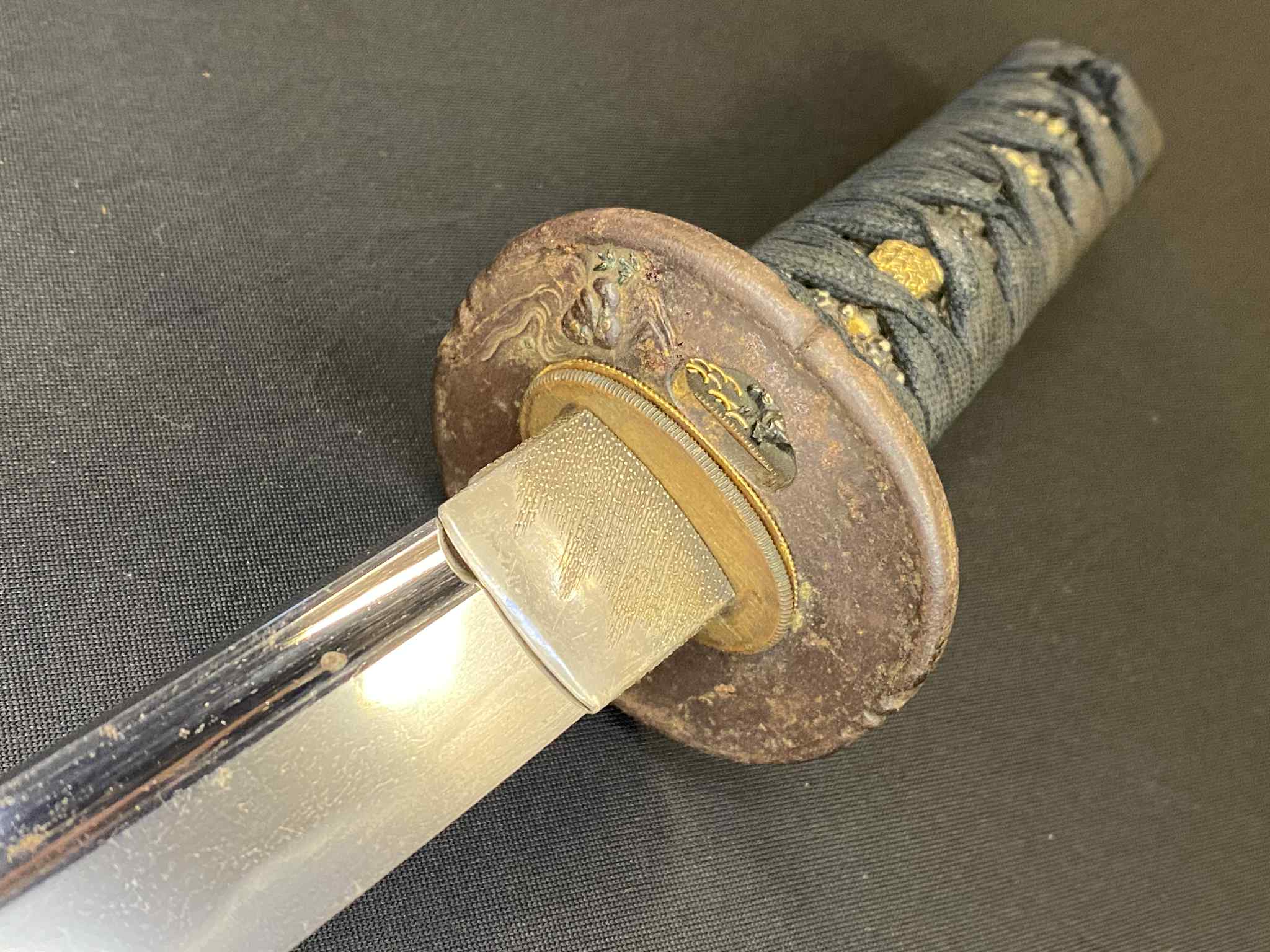 Antique Nihonto - Wakizashi in Horse-themed Koshirae- Late Muromachi Period (4-500 years old)