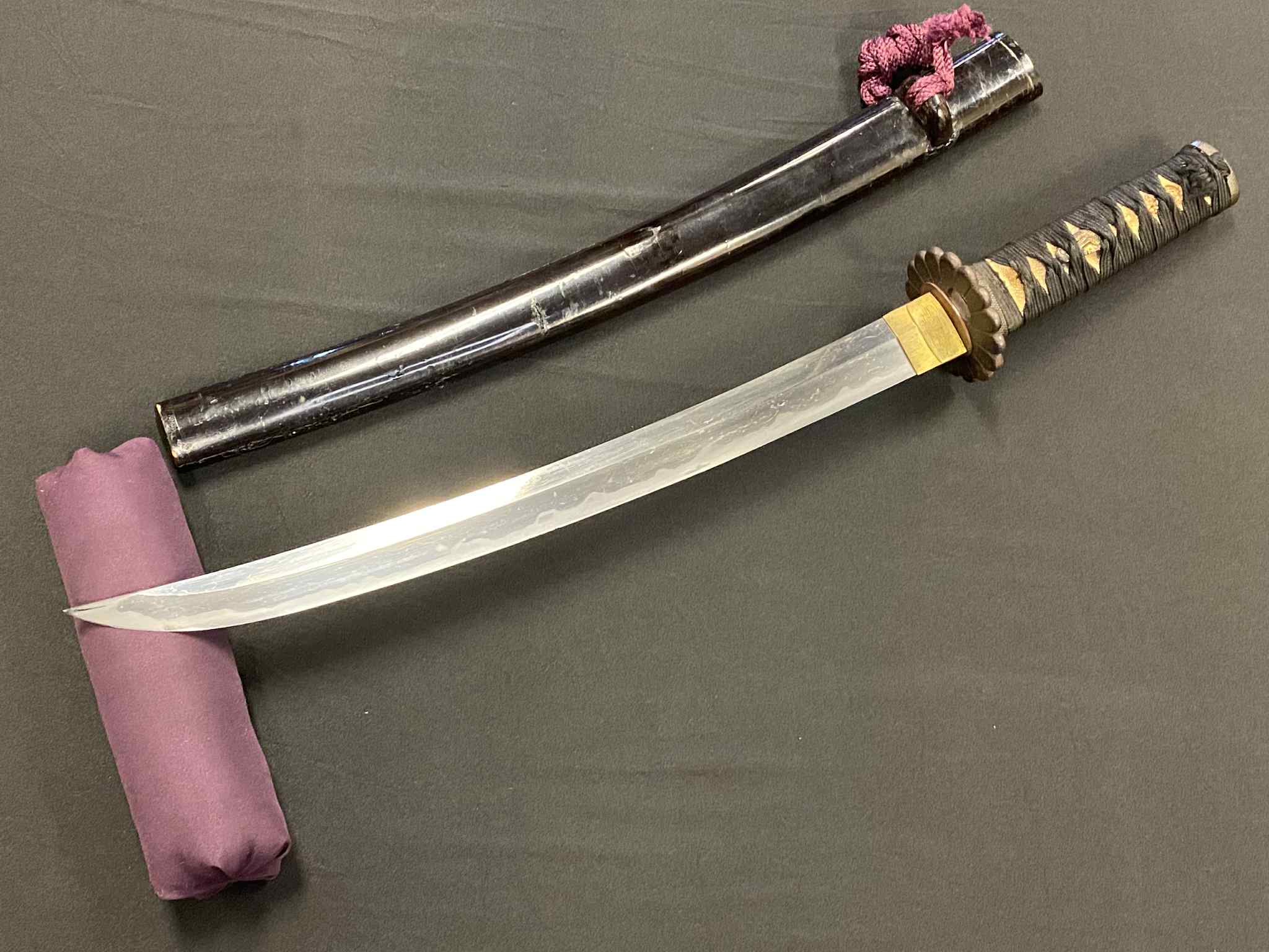 Antique Nihonto - Wakizashi in Koshirae- Late Muromachi Period (4-500 years old)
