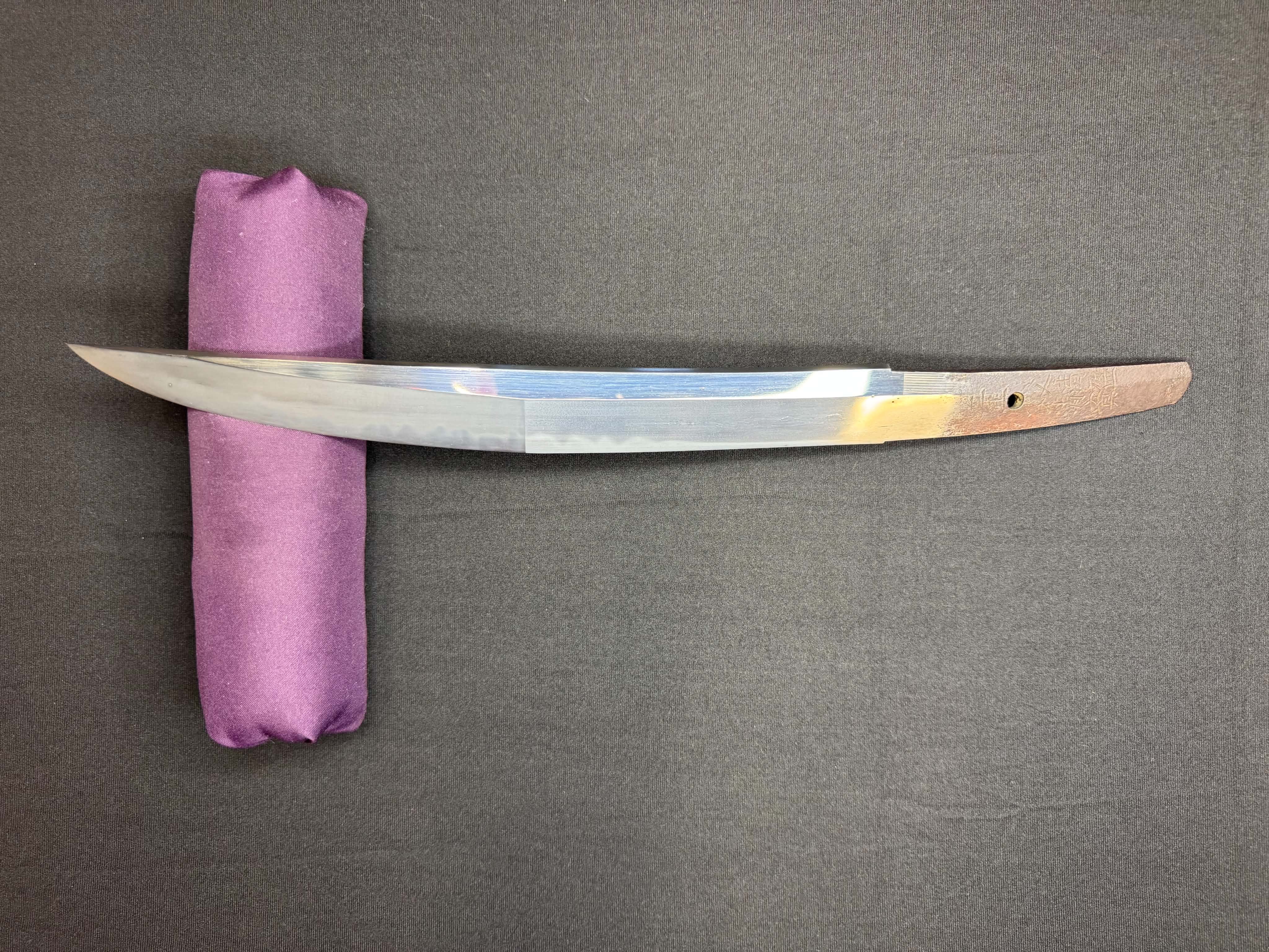 Antique Nihonto - Osoraku Tanto in Shirasaya, Signed Nio Father Kiyomori and Son Kiyozane, Made of Nanbantetsu, NBTHK Certified